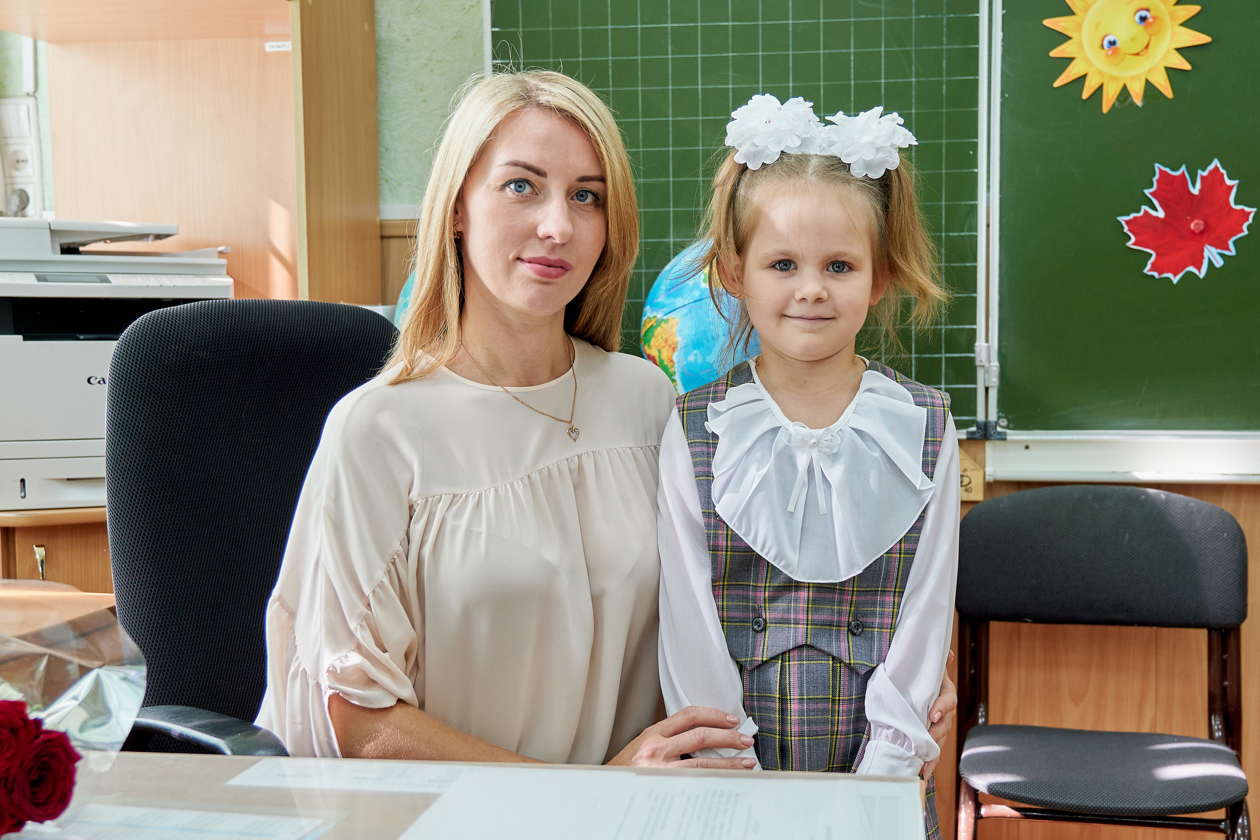 День знаний. 1 сентября. Семейный фотограф Владимир Просвиркин. г. Самара