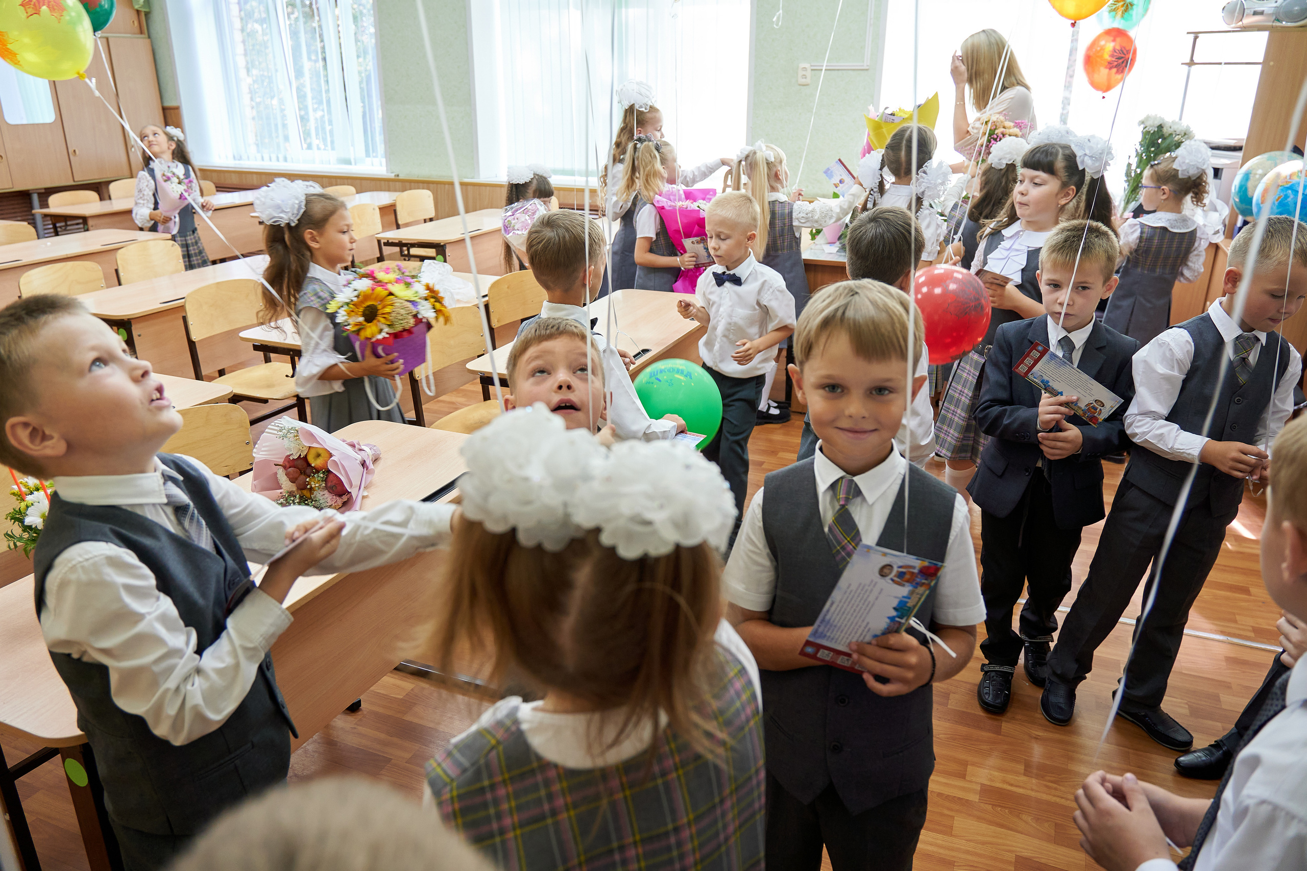 День знаний. 1 сентября. Семейный фотограф Владимир Просвиркин. г. Самара