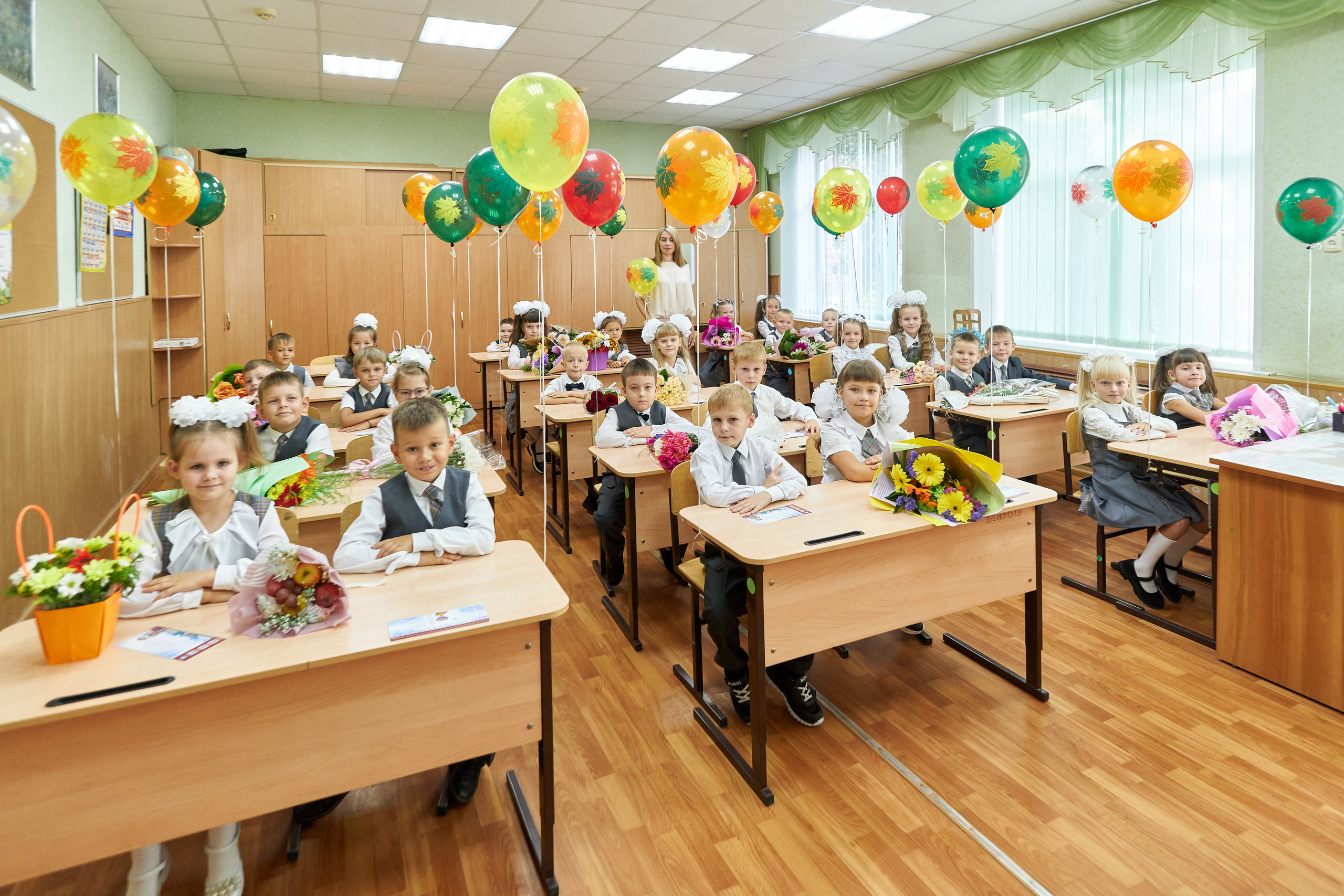 День знаний. 1 сентября. Семейный фотограф Владимир Просвиркин. г. Самара