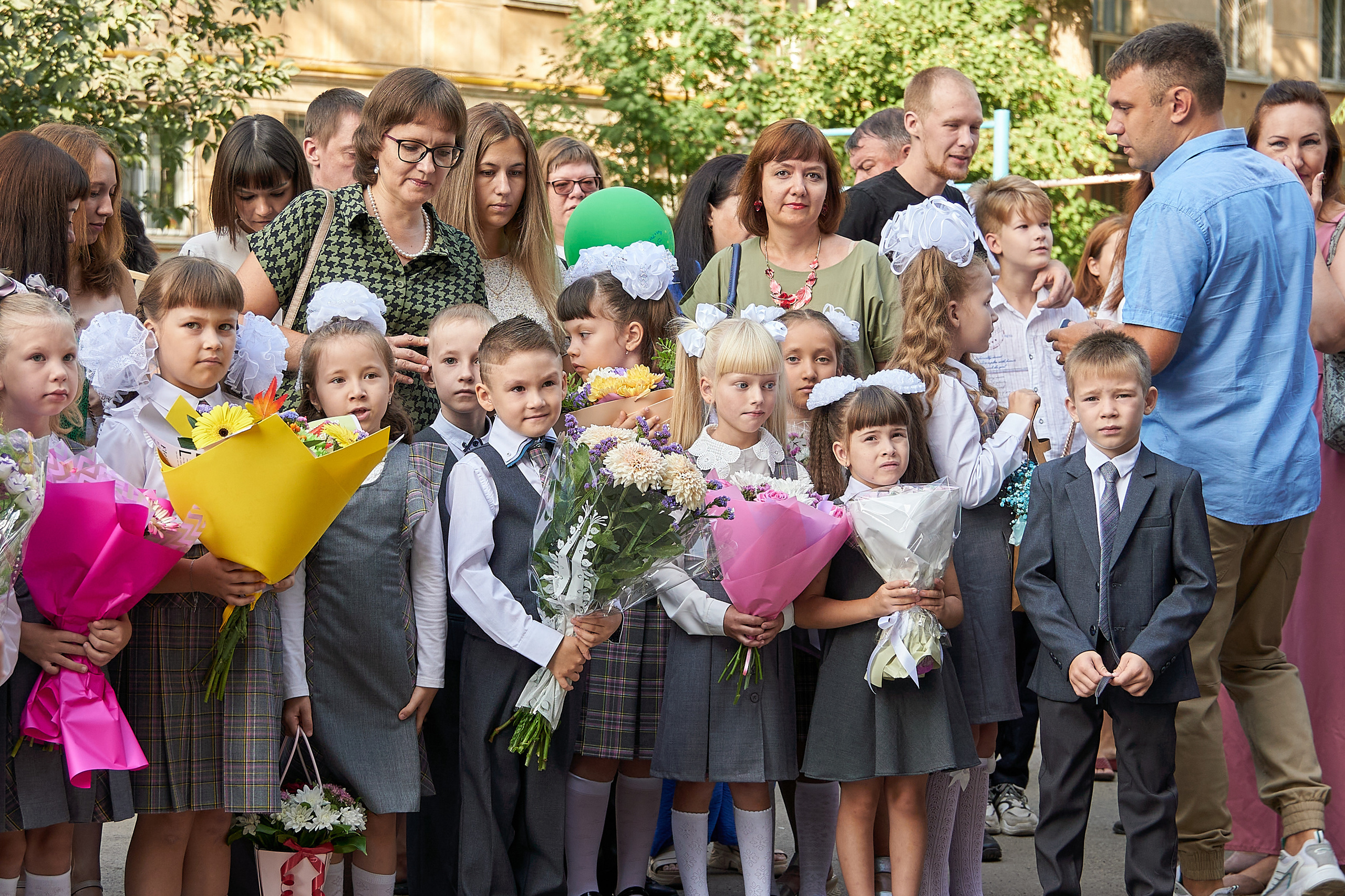 День знаний. 1 сентября. Семейный фотограф Владимир Просвиркин. г. Самара