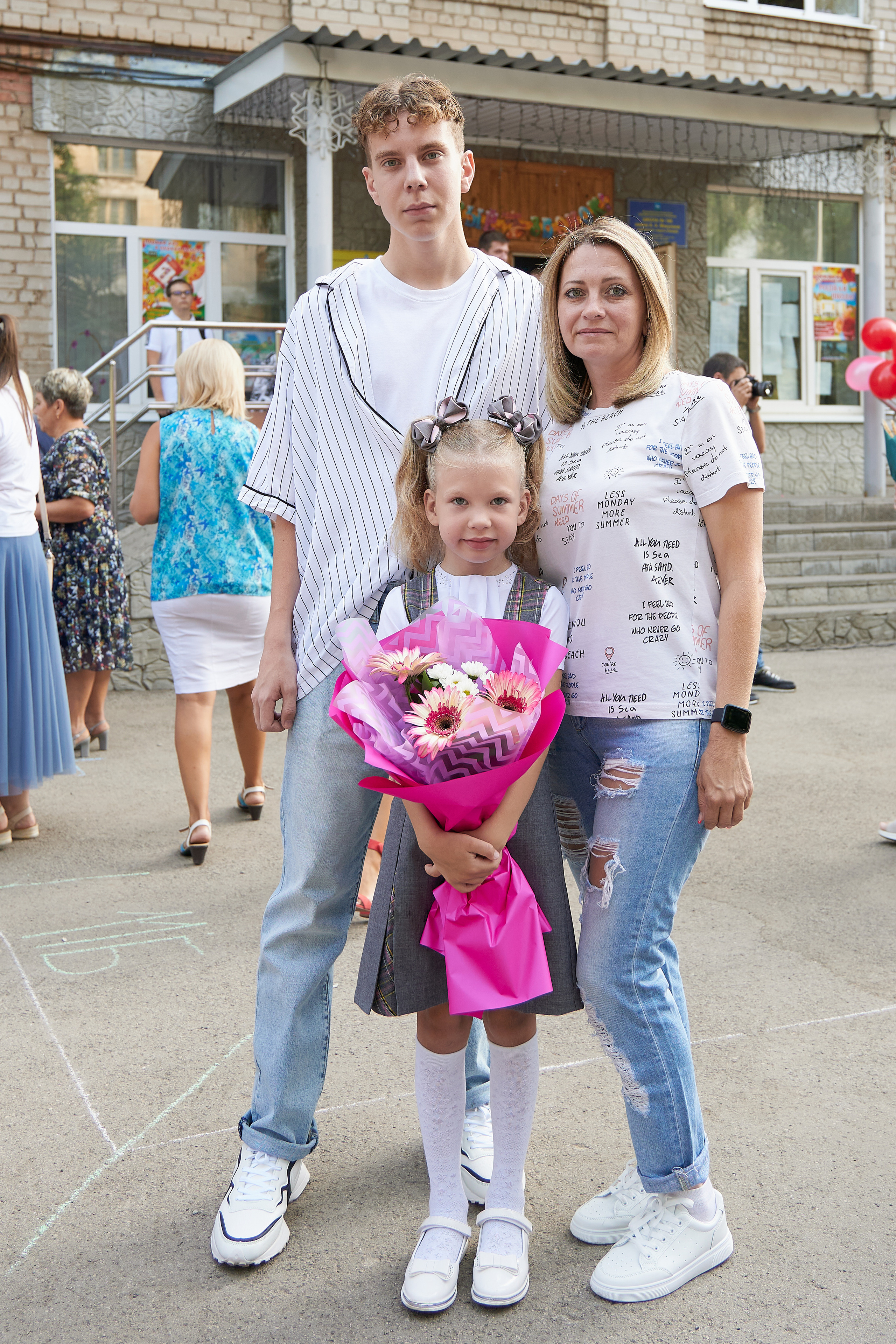 День знаний. 1 сентября. Семейный фотограф Владимир Просвиркин. г. Самара