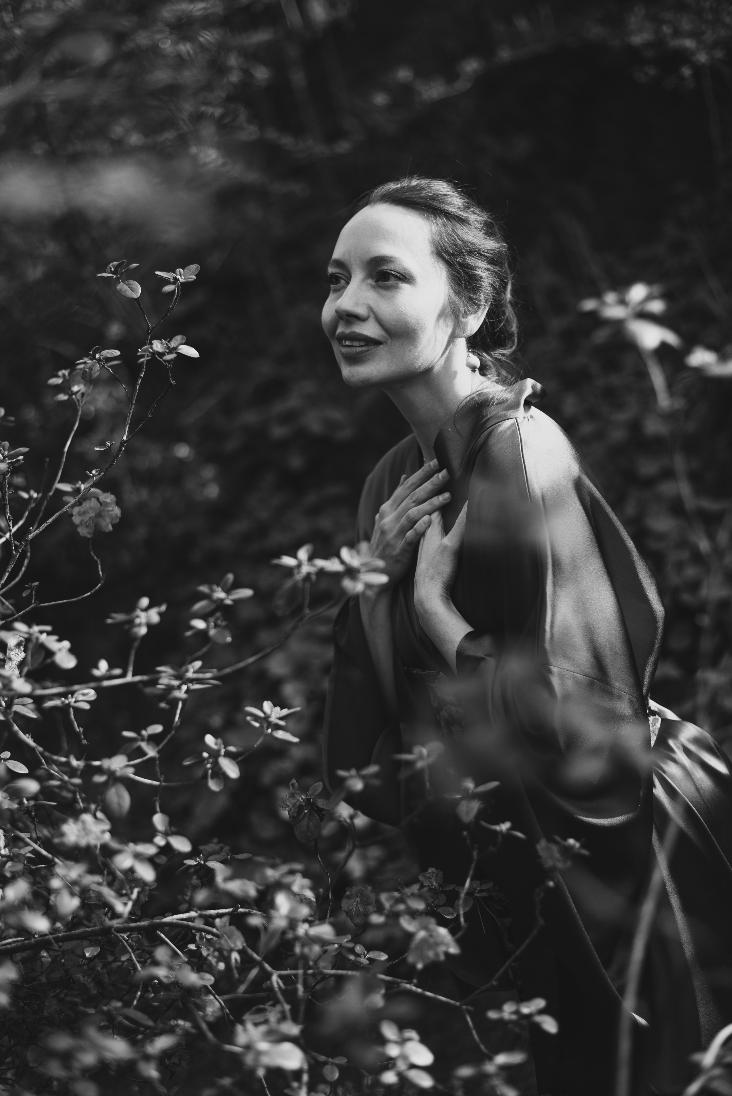 Женская фотосессия в Ботаническом саду МГУ. Фотограф • Фототерапевт г. Москва