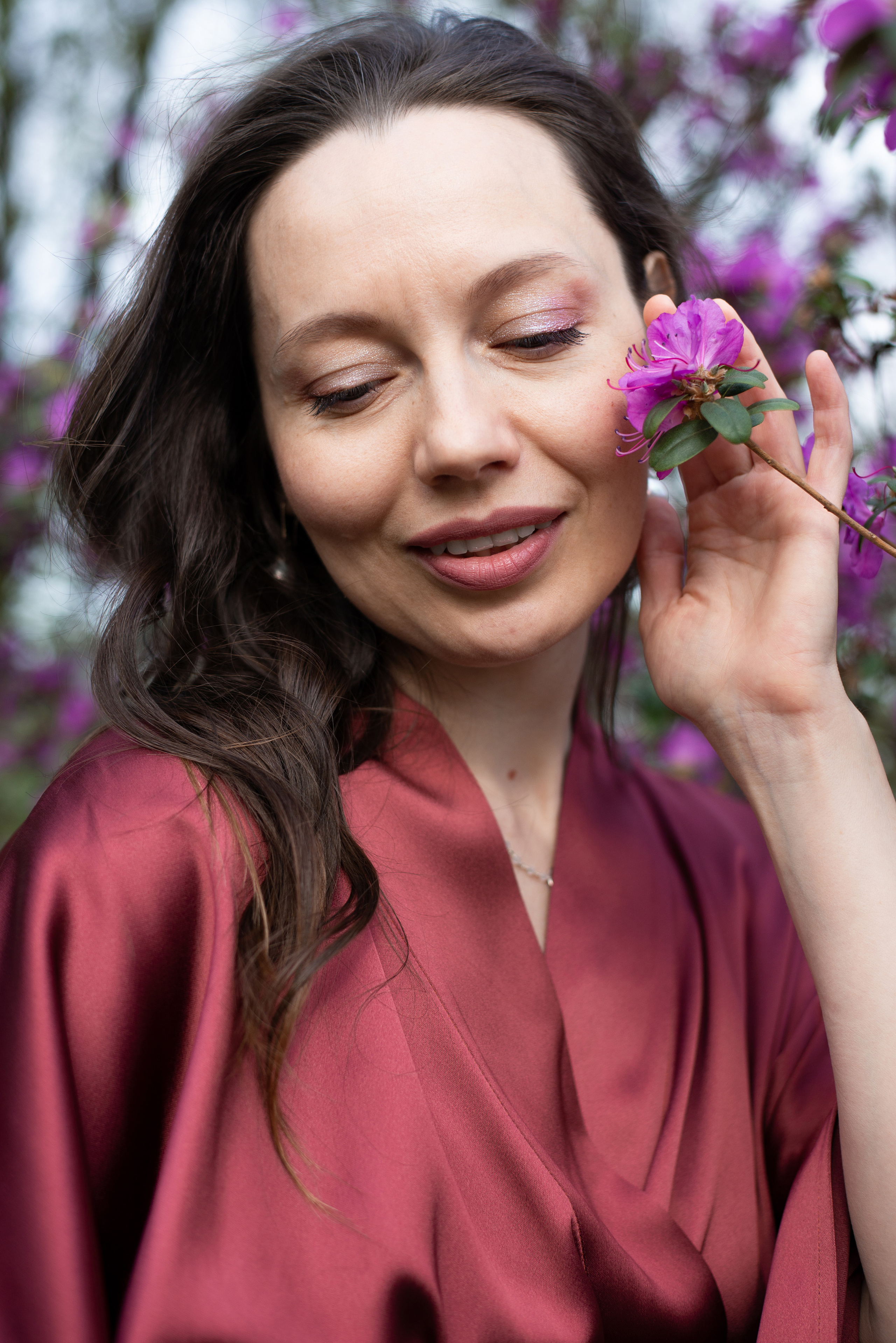 Женская фотосессия в Ботаническом саду МГУ. Фотограф • Фототерапевт г. Москва