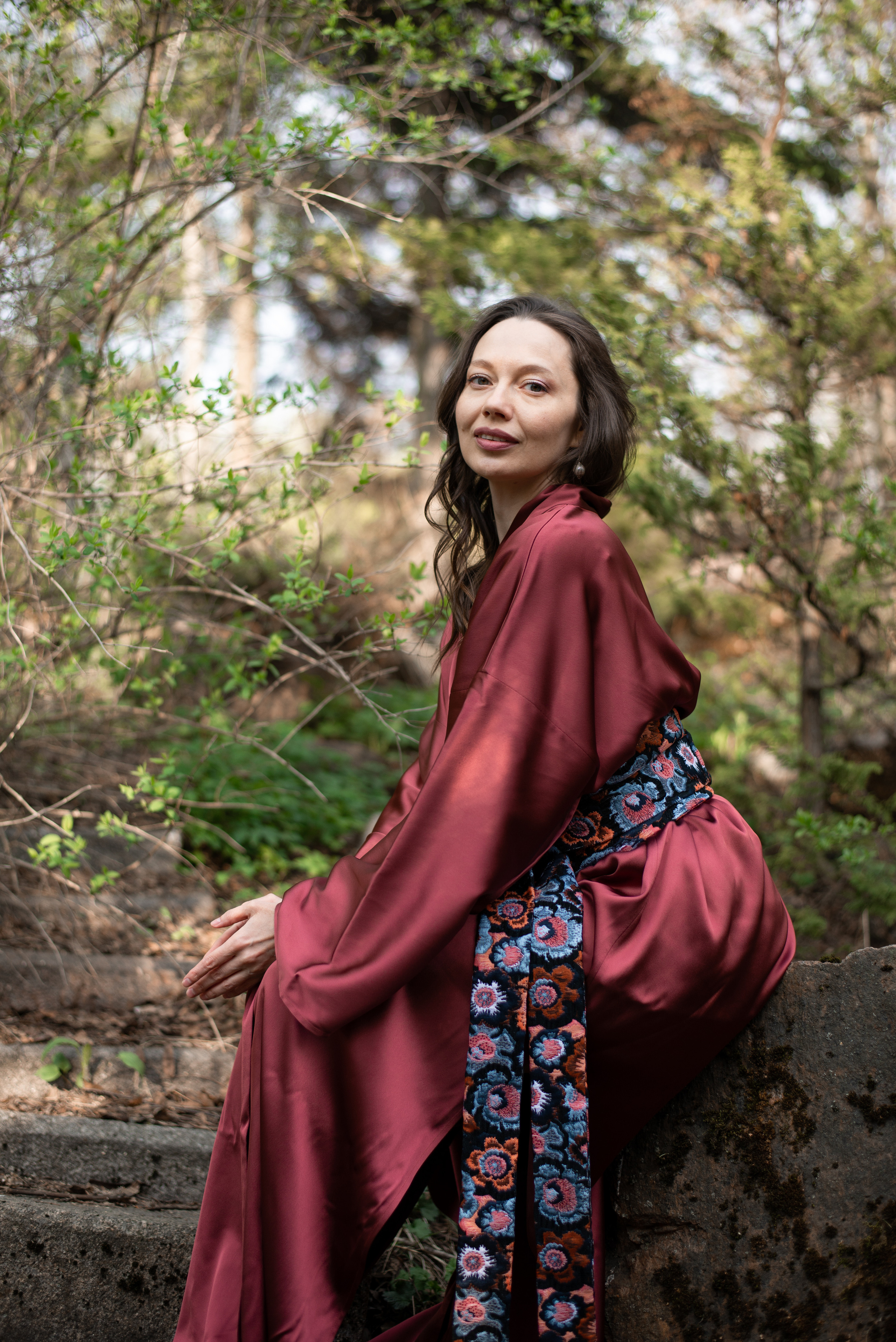 Женская фотосессия в Ботаническом саду МГУ. Фотограф • Фототерапевт г. Москва