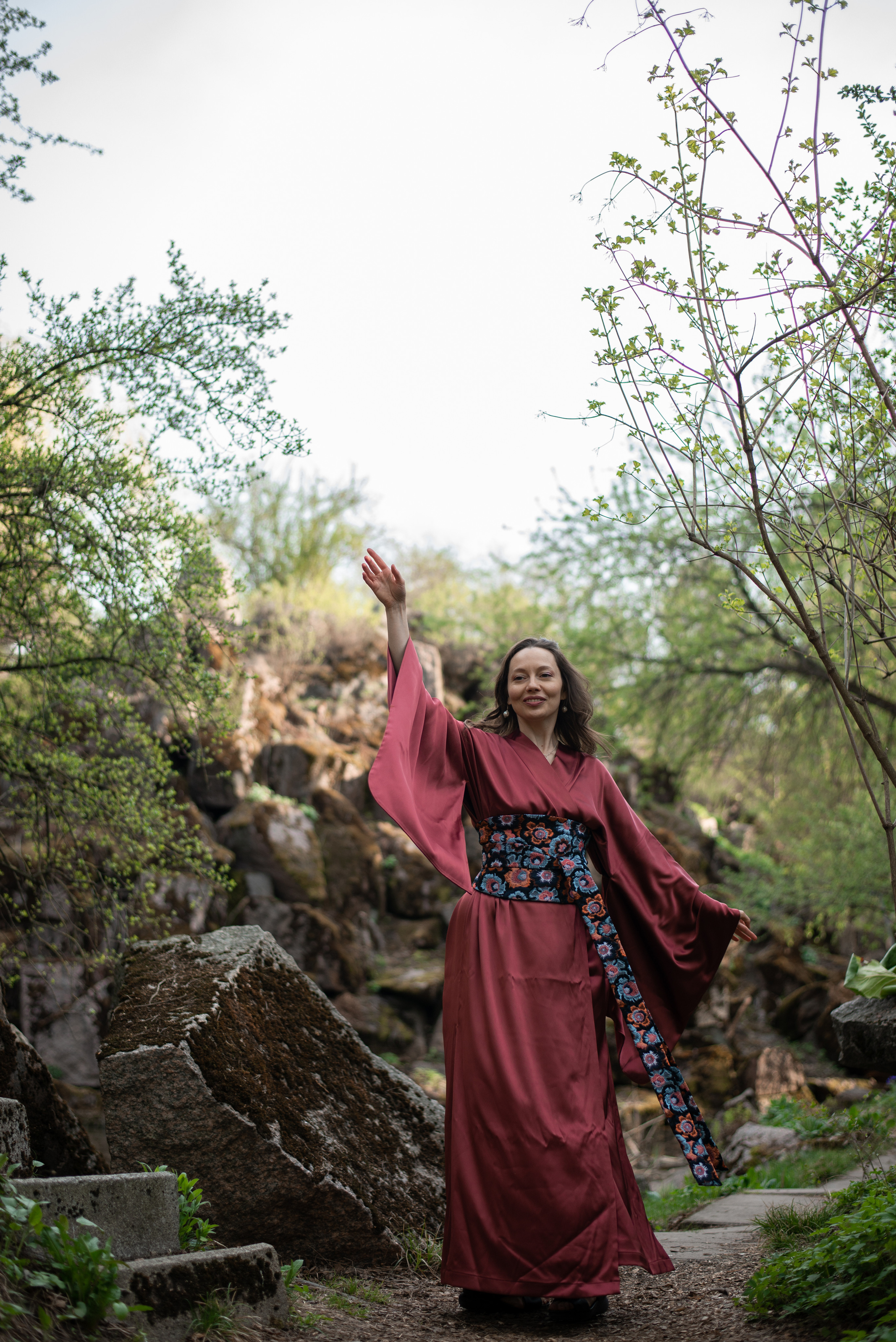 Женская фотосессия в Ботаническом саду МГУ. Фотограф • Фототерапевт г. Москва