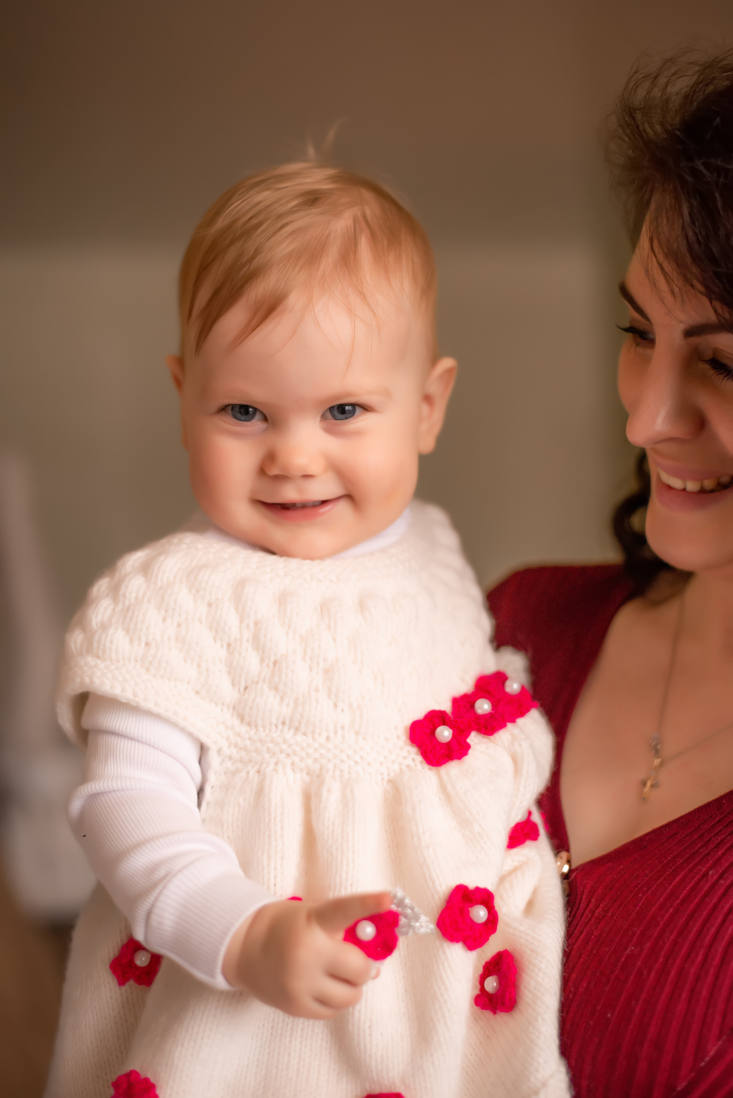 Домашняя семейная съемка на годовасие дочки. Фотограф • Фототерапевт г. Москва