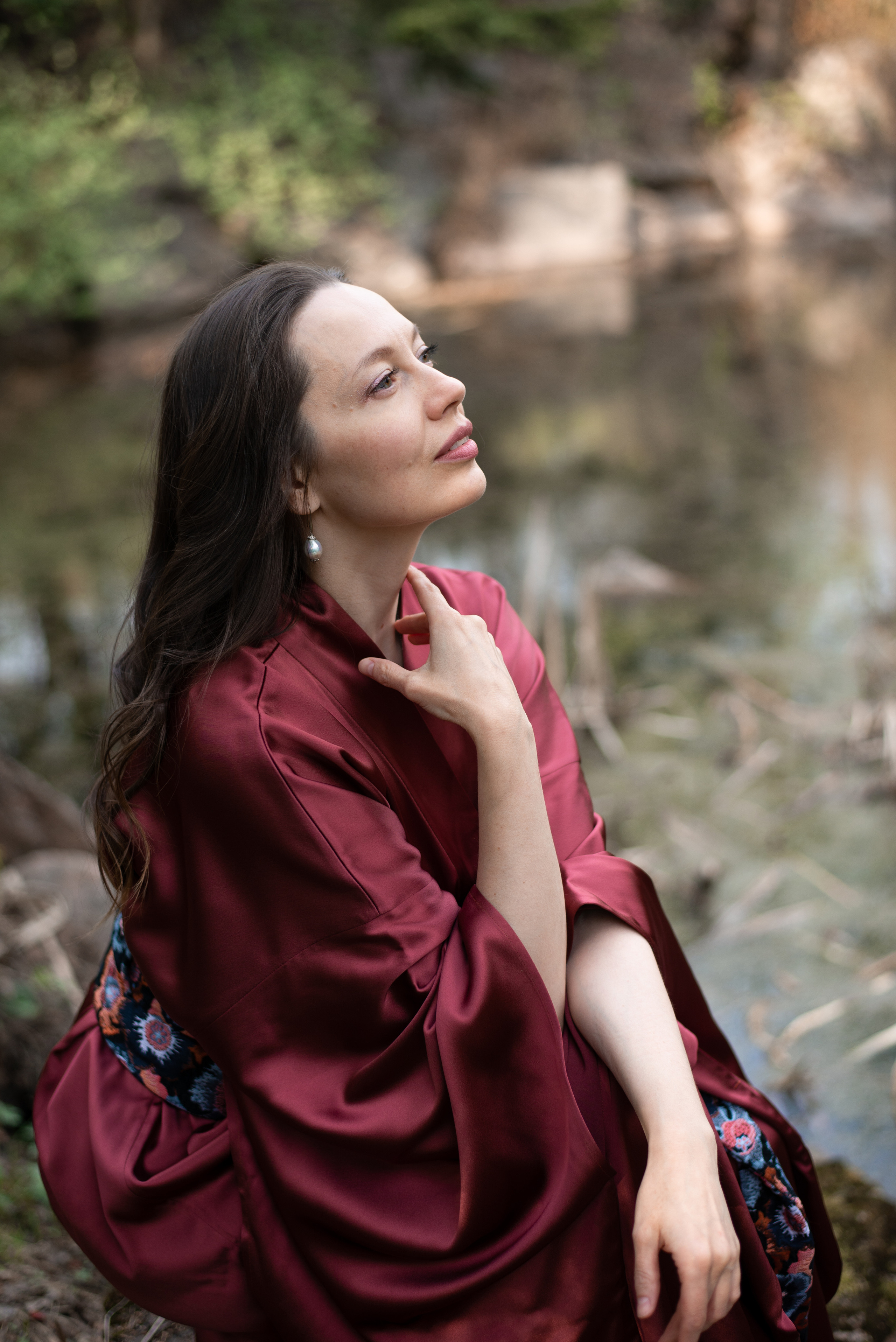 Женская фотосессия в Ботаническом саду МГУ. Фотограф • Фототерапевт г. Москва