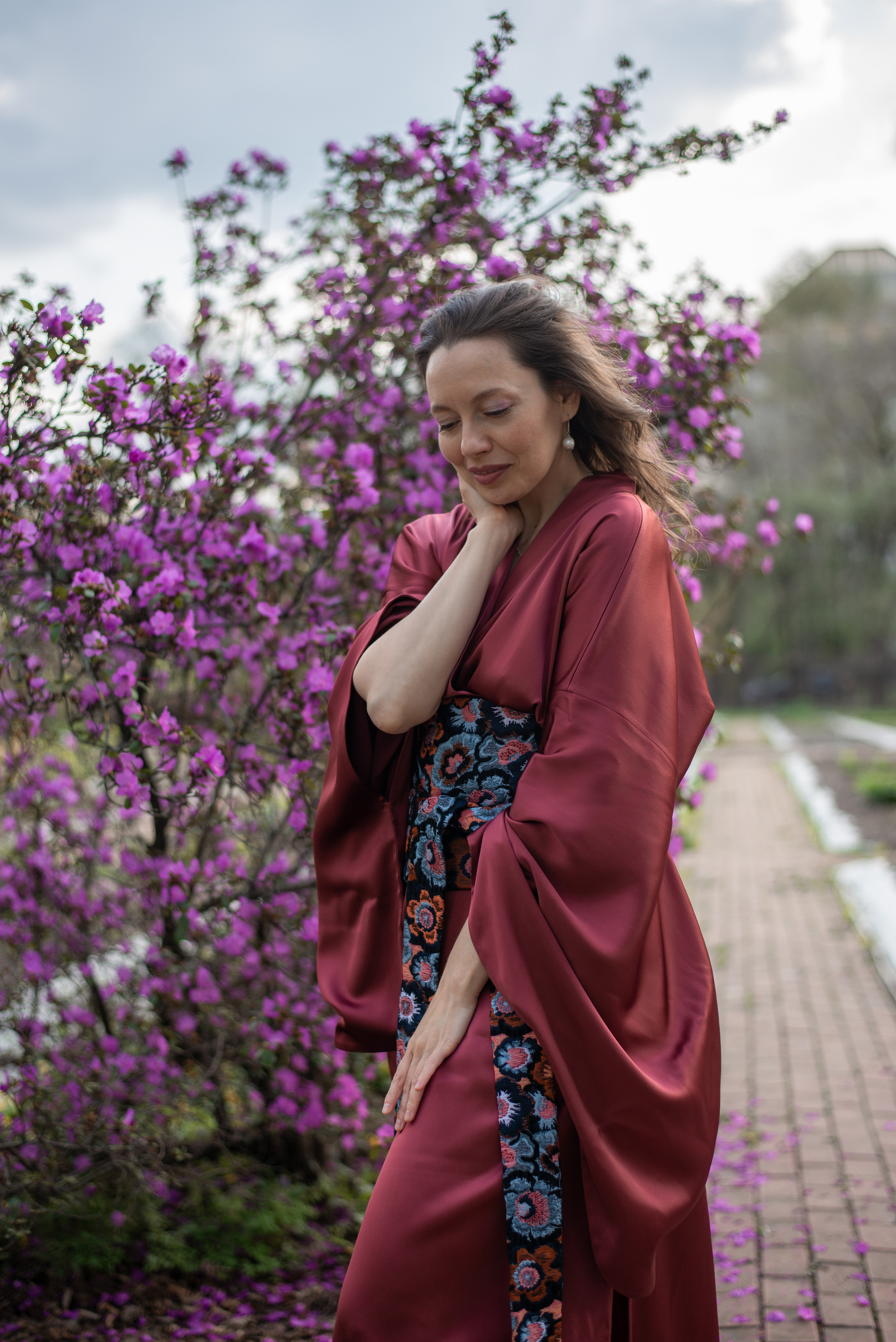 Женская фотосессия в Ботаническом саду МГУ. Фотограф • Фототерапевт г. Москва