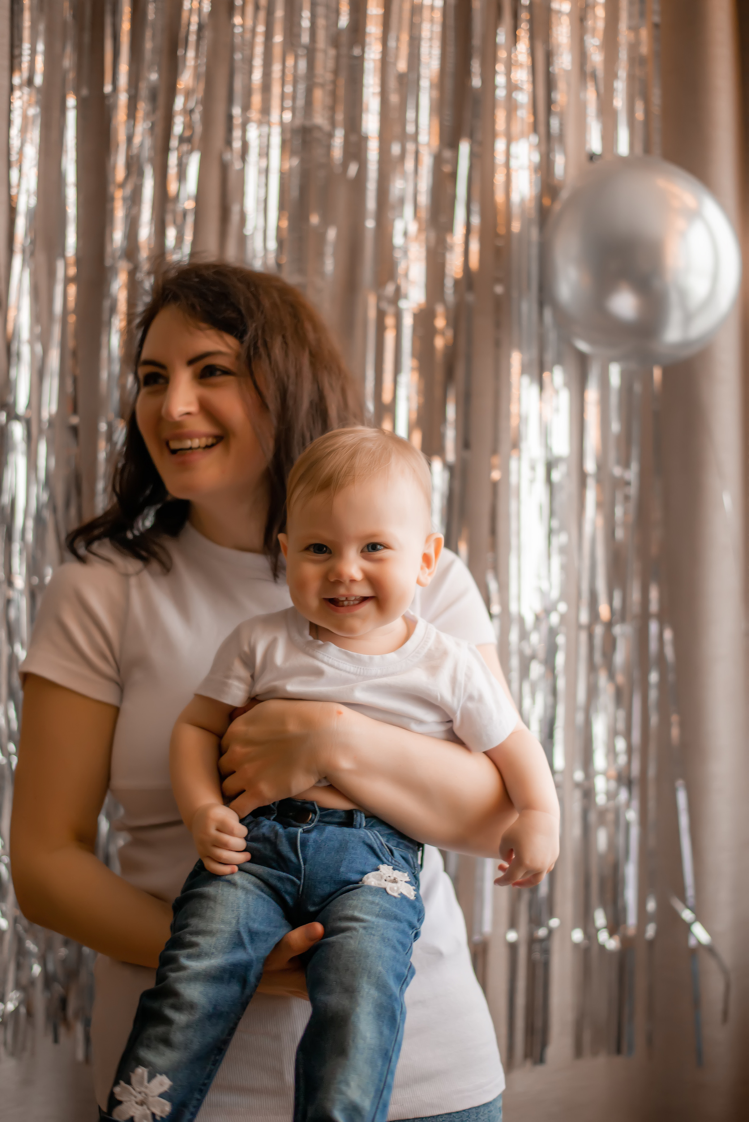 Домашняя семейная съемка на годовасие дочки. Фотограф • Фототерапевт г. Москва