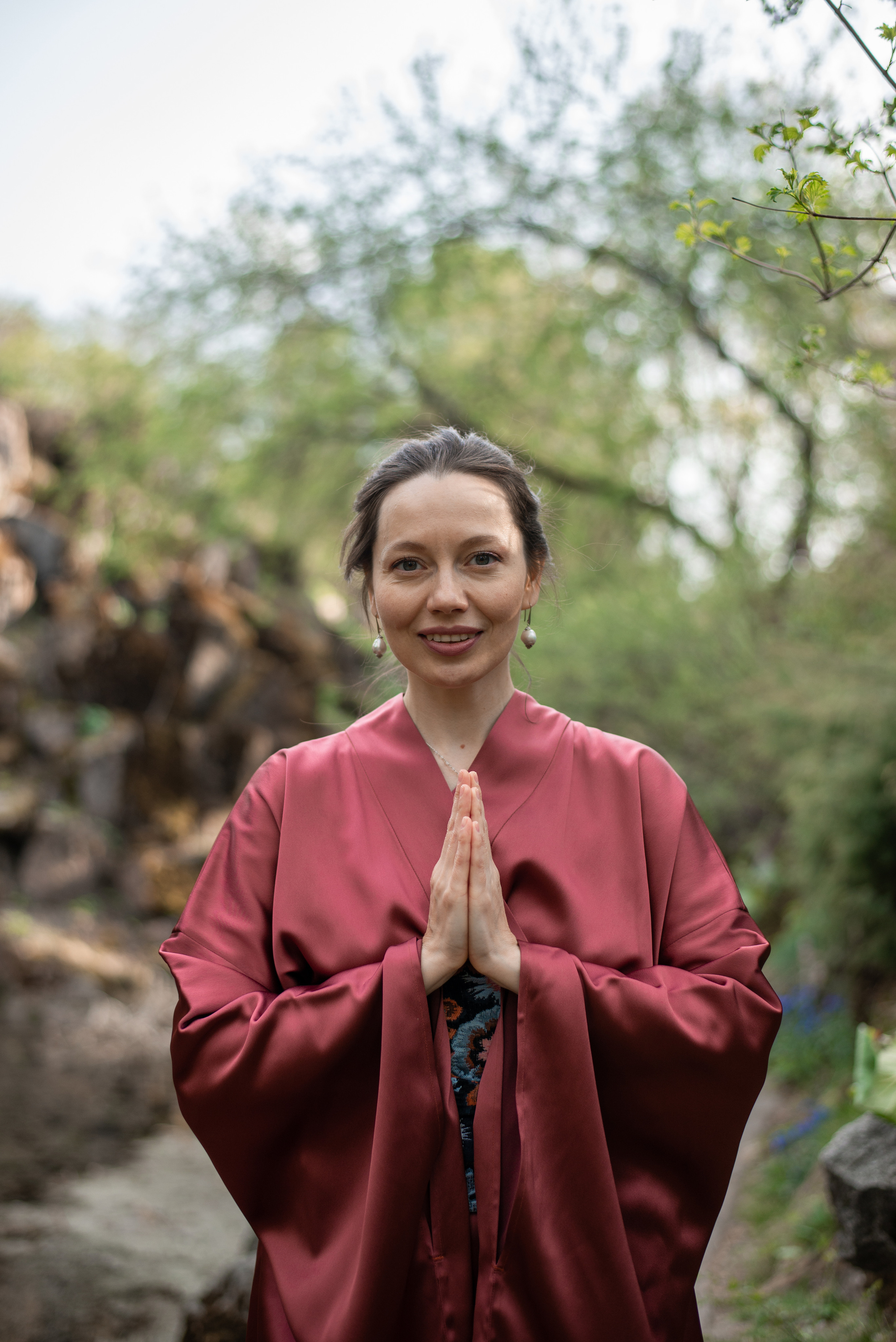 Женская фотосессия в Ботаническом саду МГУ. Фотограф • Фототерапевт г. Москва