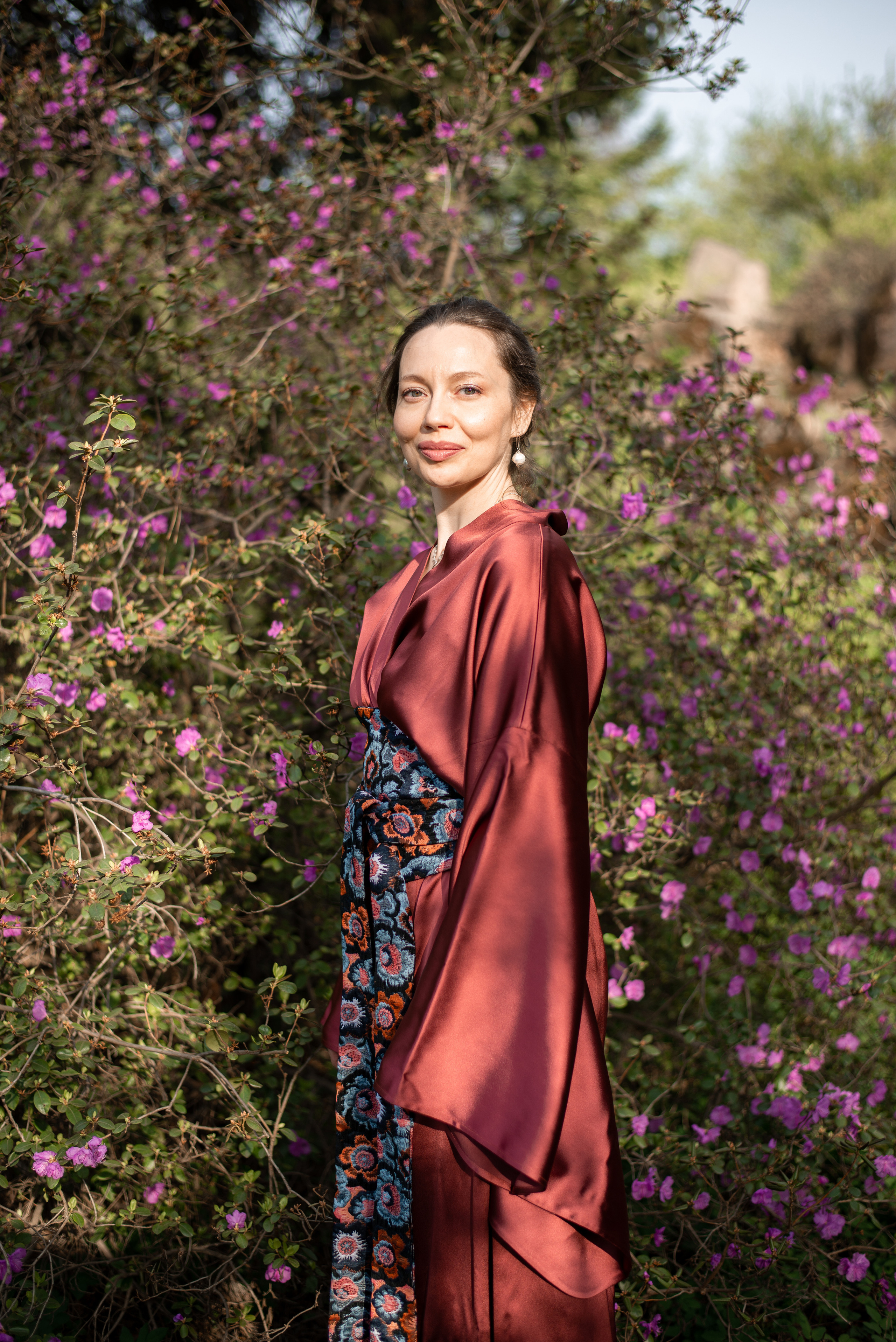 Женская фотосессия в Ботаническом саду МГУ. Фотограф • Фототерапевт г. Москва