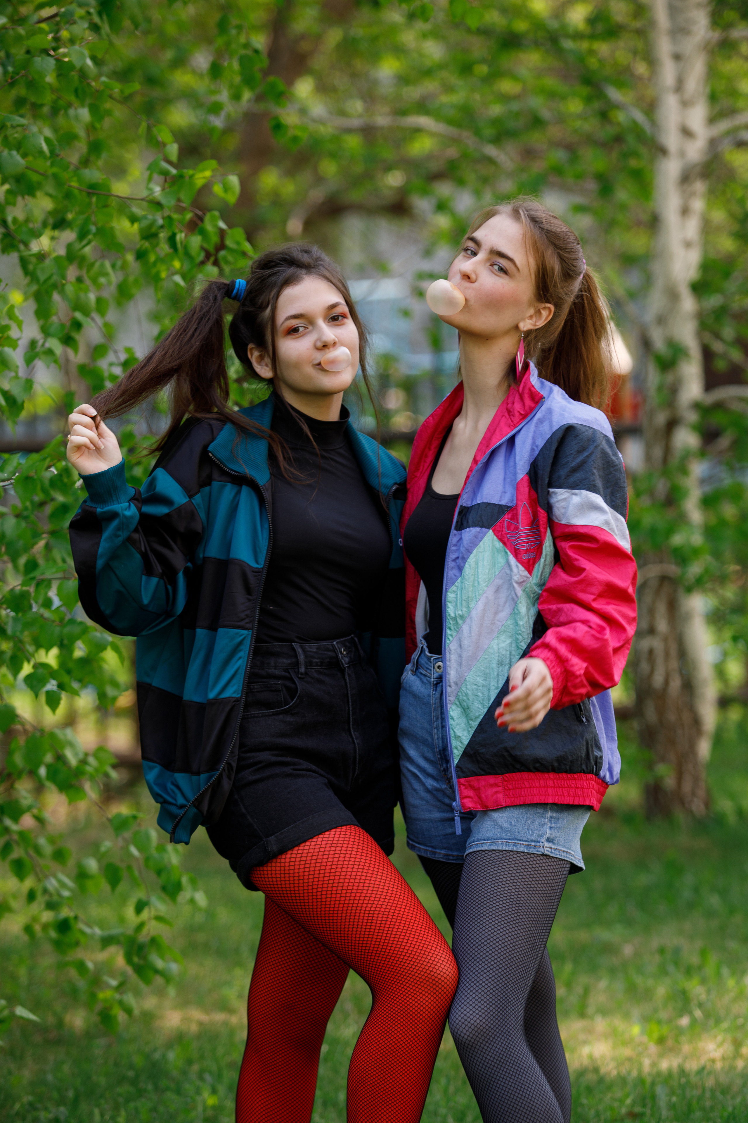 Фотосессия в стиле 90-х для выпускников. Фотомастерская Воробьевых