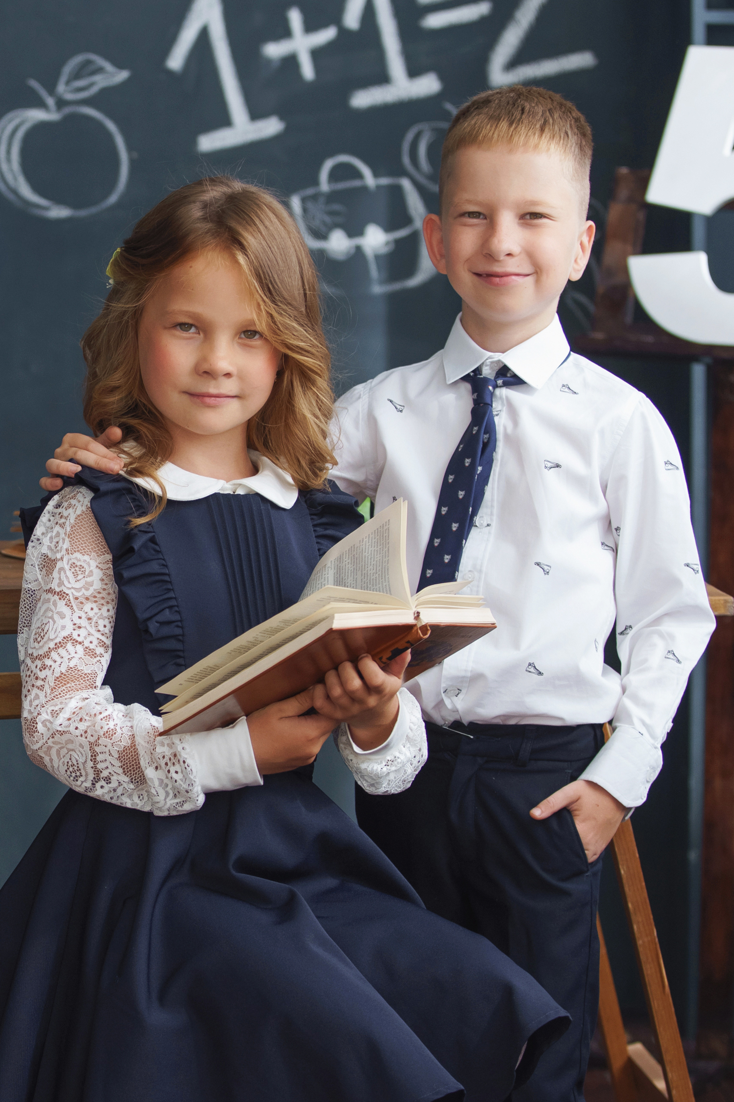 Фотосессия в студии к 1 сентября. Фотомастерская Воробьевых