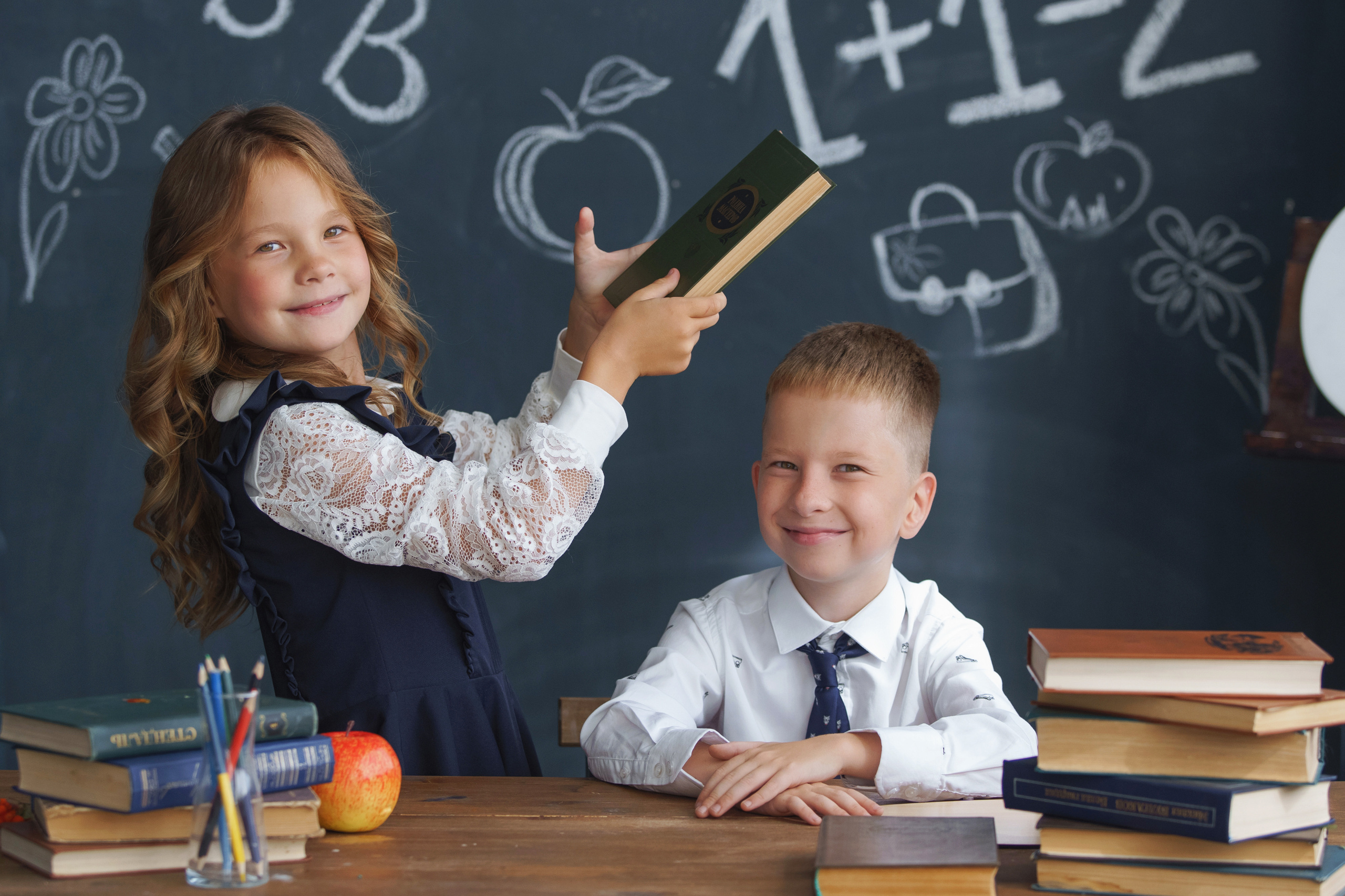 Фотосессия в студии к 1 сентября. Фотомастерская Воробьевых