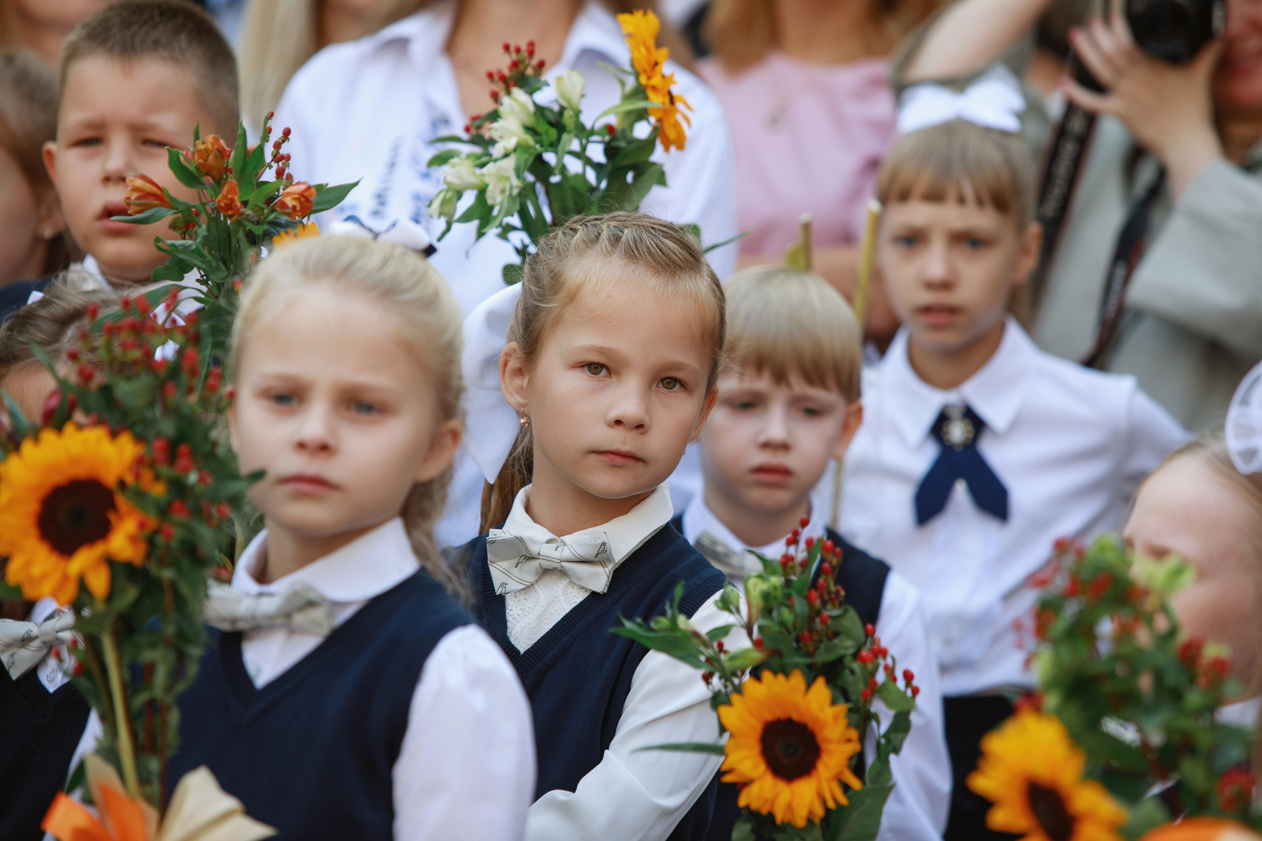 1 сентября в гимназии № 1. Фотомастерская Воробьевых