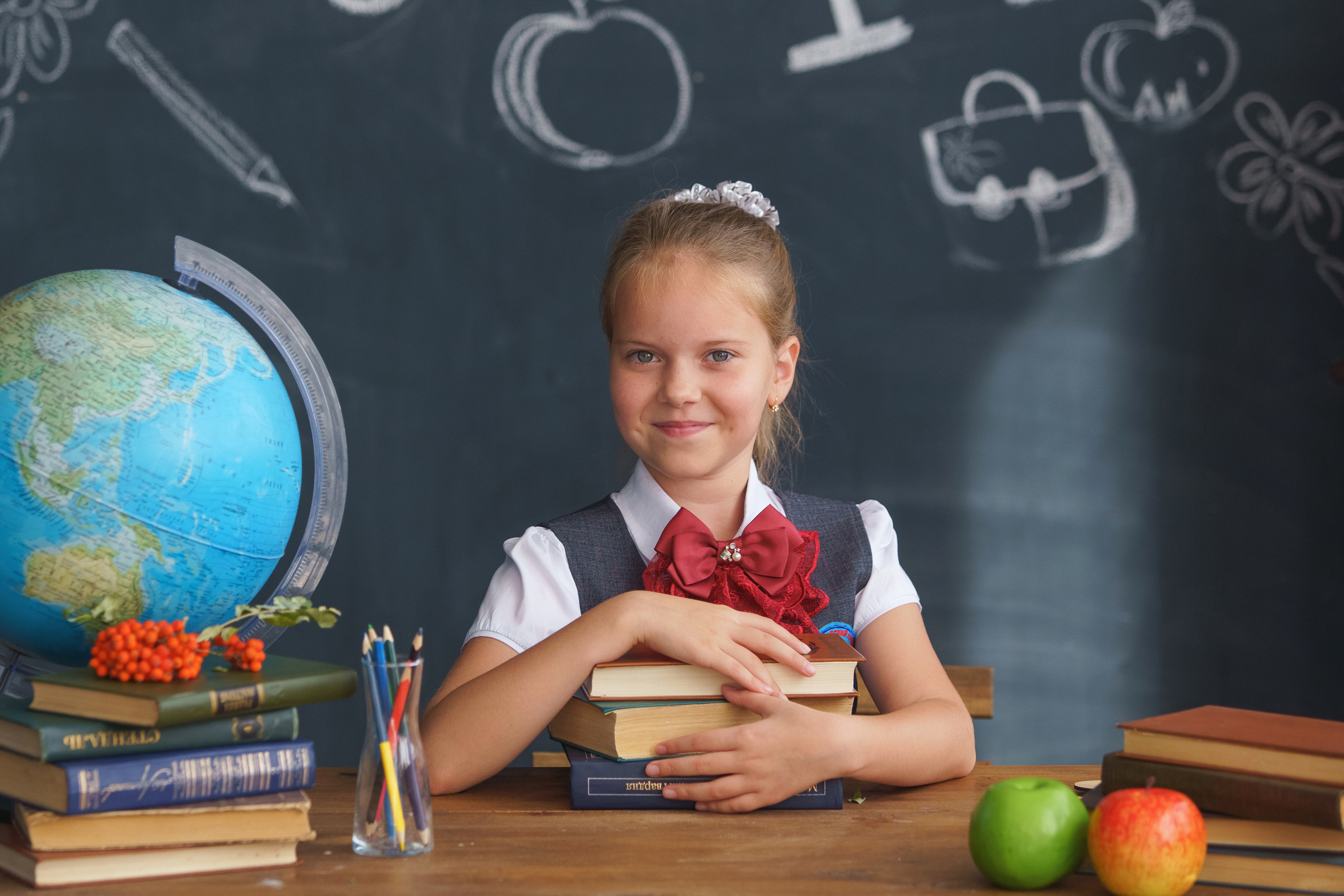 Фотосессия в студии к 1 сентября. Фотомастерская Воробьевых