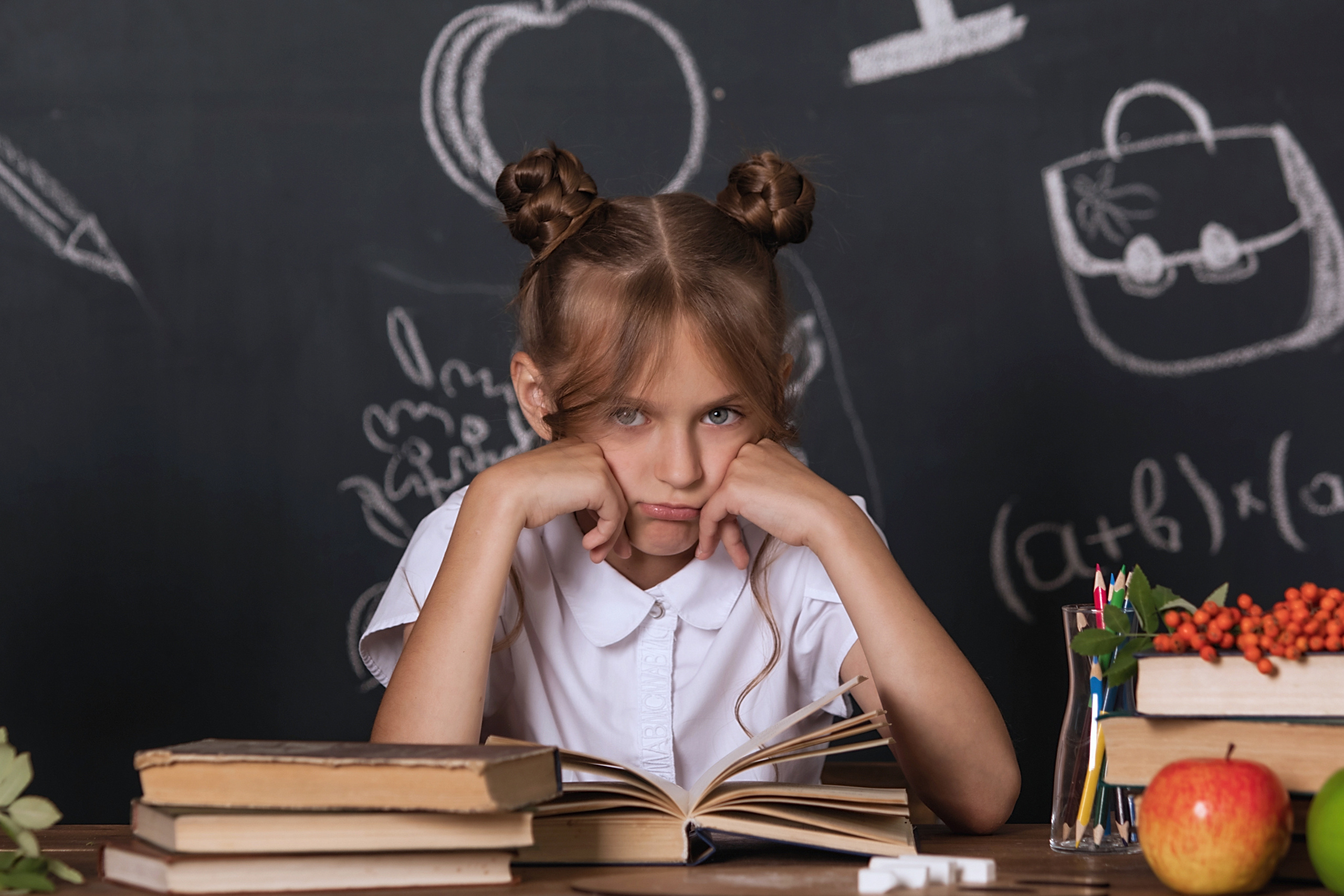 Фотосессия в студии к 1 сентября. Фотомастерская Воробьевых