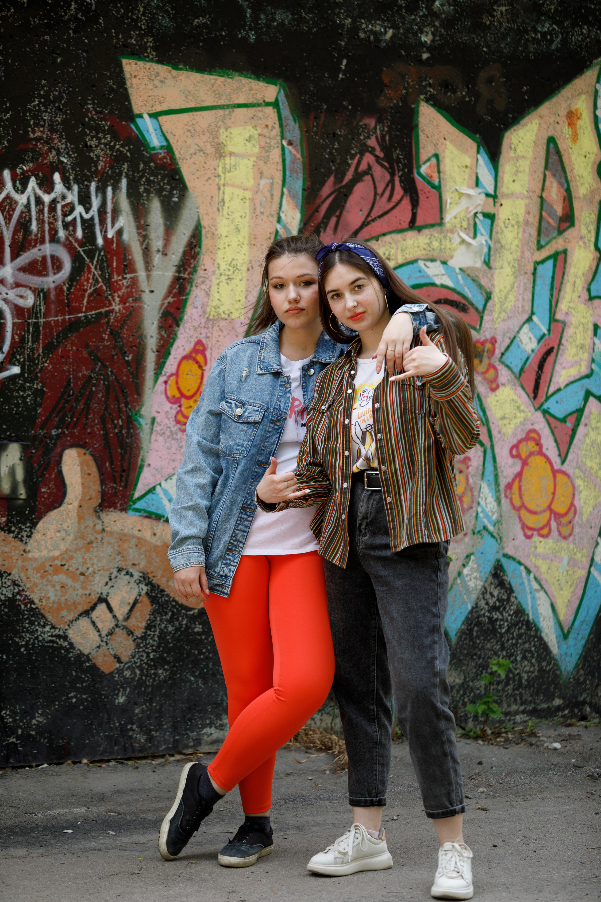 Фотосессия в стиле 90-х для выпускников. Фотомастерская Воробьевых