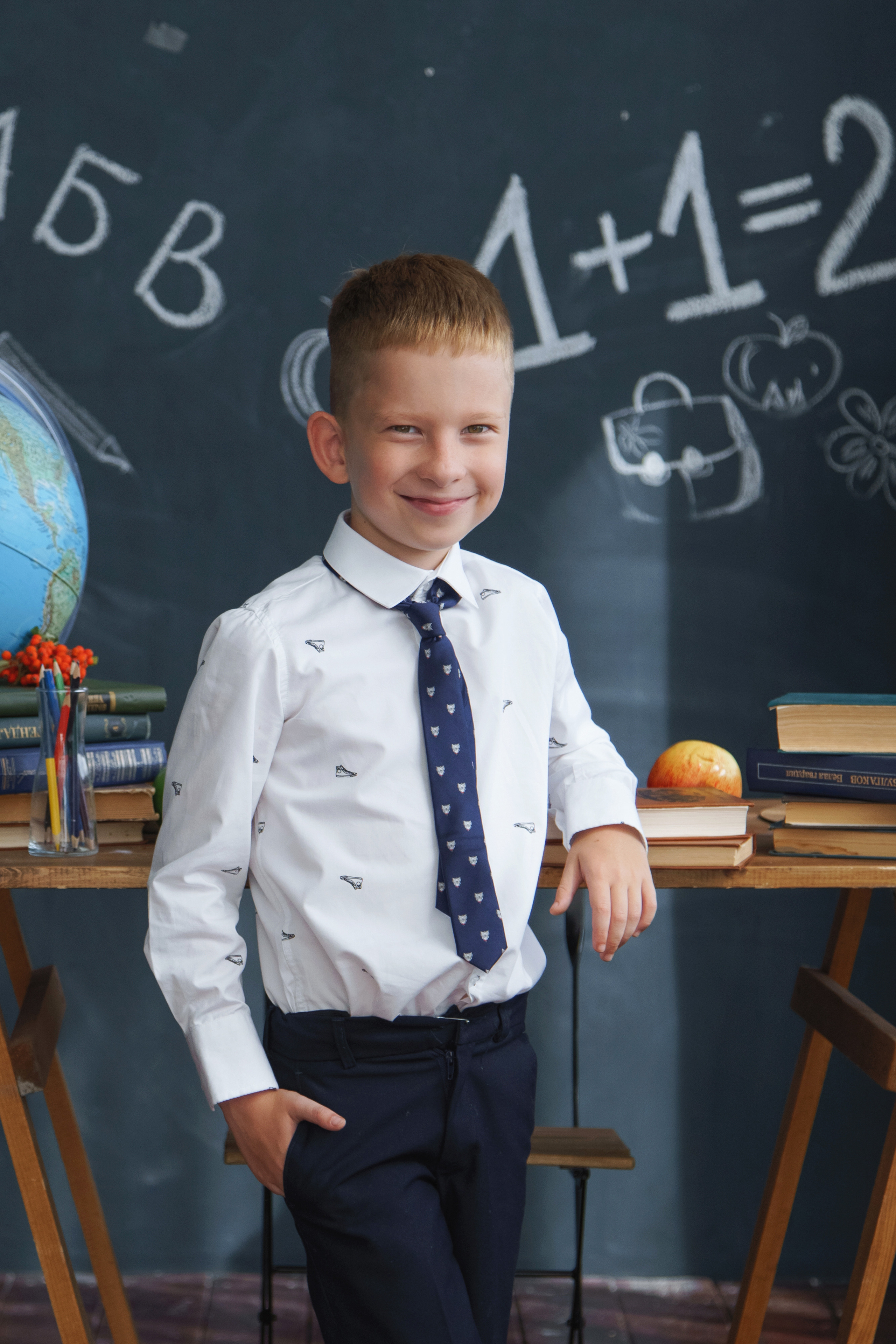 Фотосессия в студии к 1 сентября. Фотомастерская Воробьевых