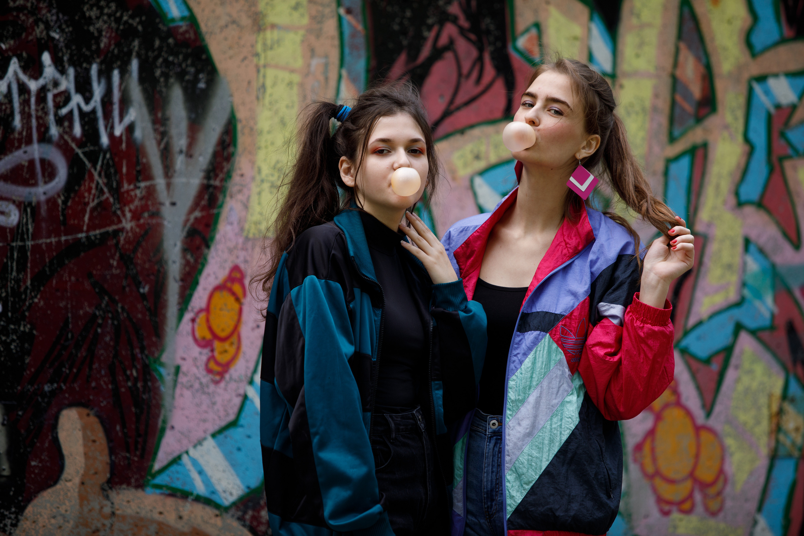 Фотосессия в стиле 90-х для выпускников. Фотомастерская Воробьевых