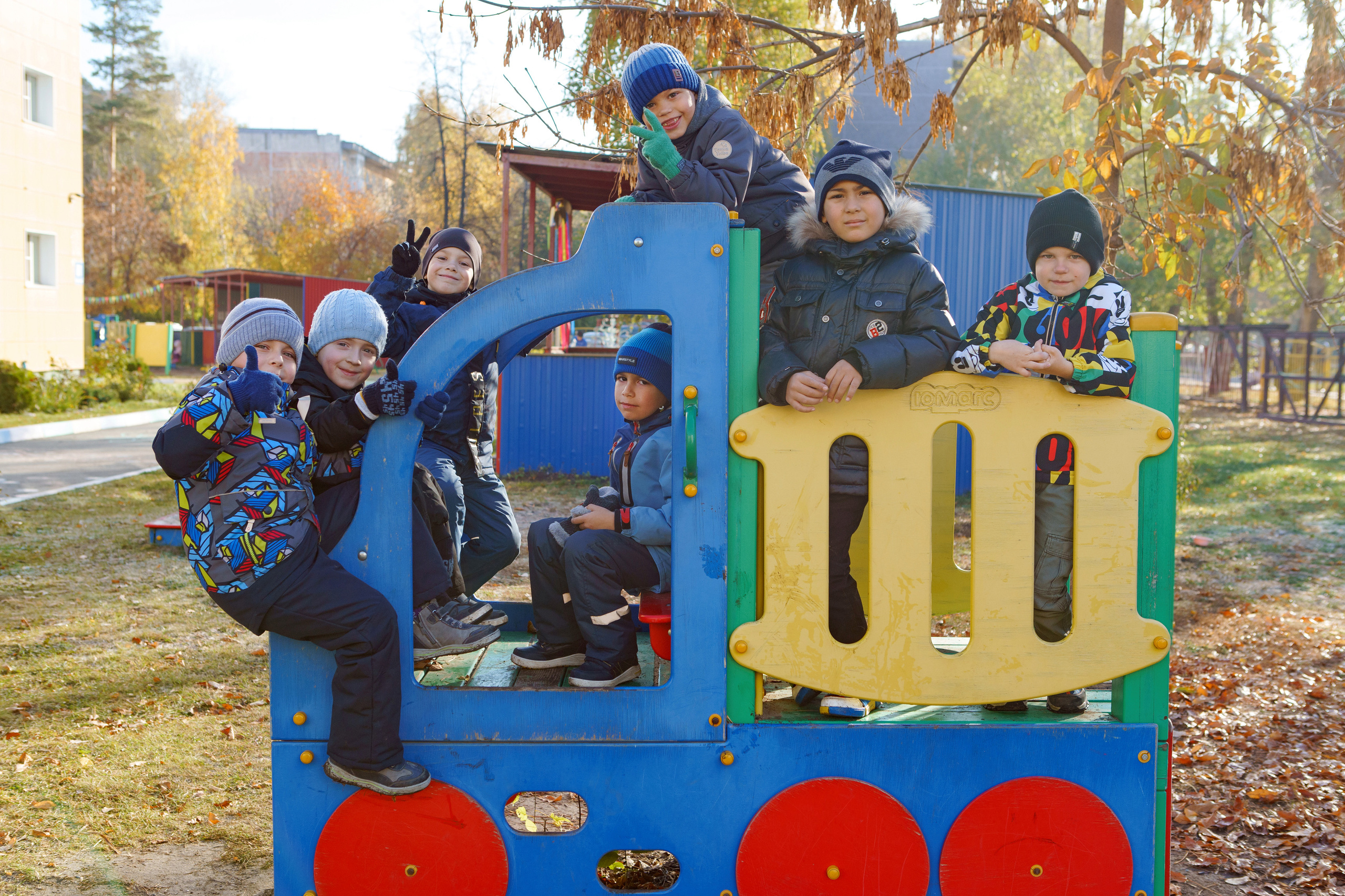 Уличная фотосессия в детском саду. Фотомастерская Воробьевых