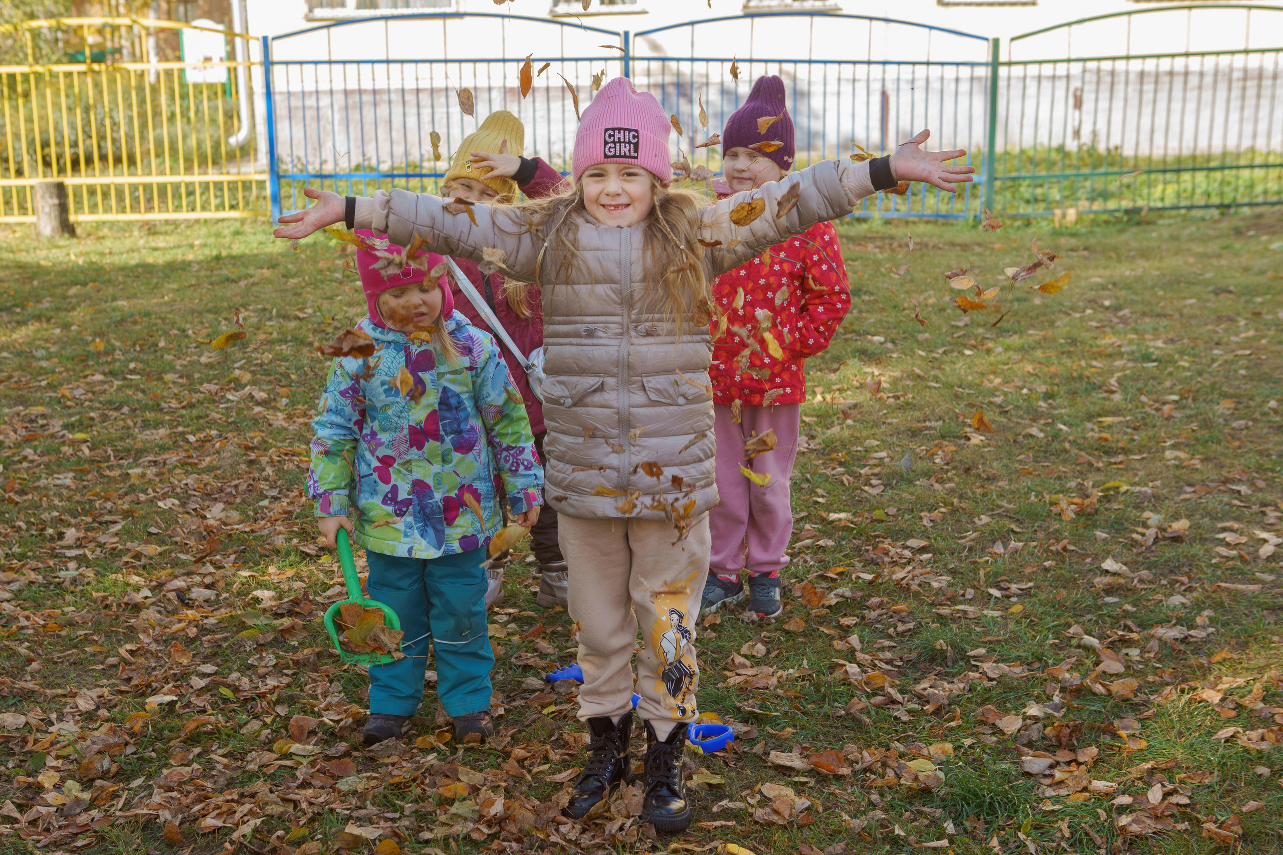 Уличная фотосессия в детском саду. Фотомастерская Воробьевых