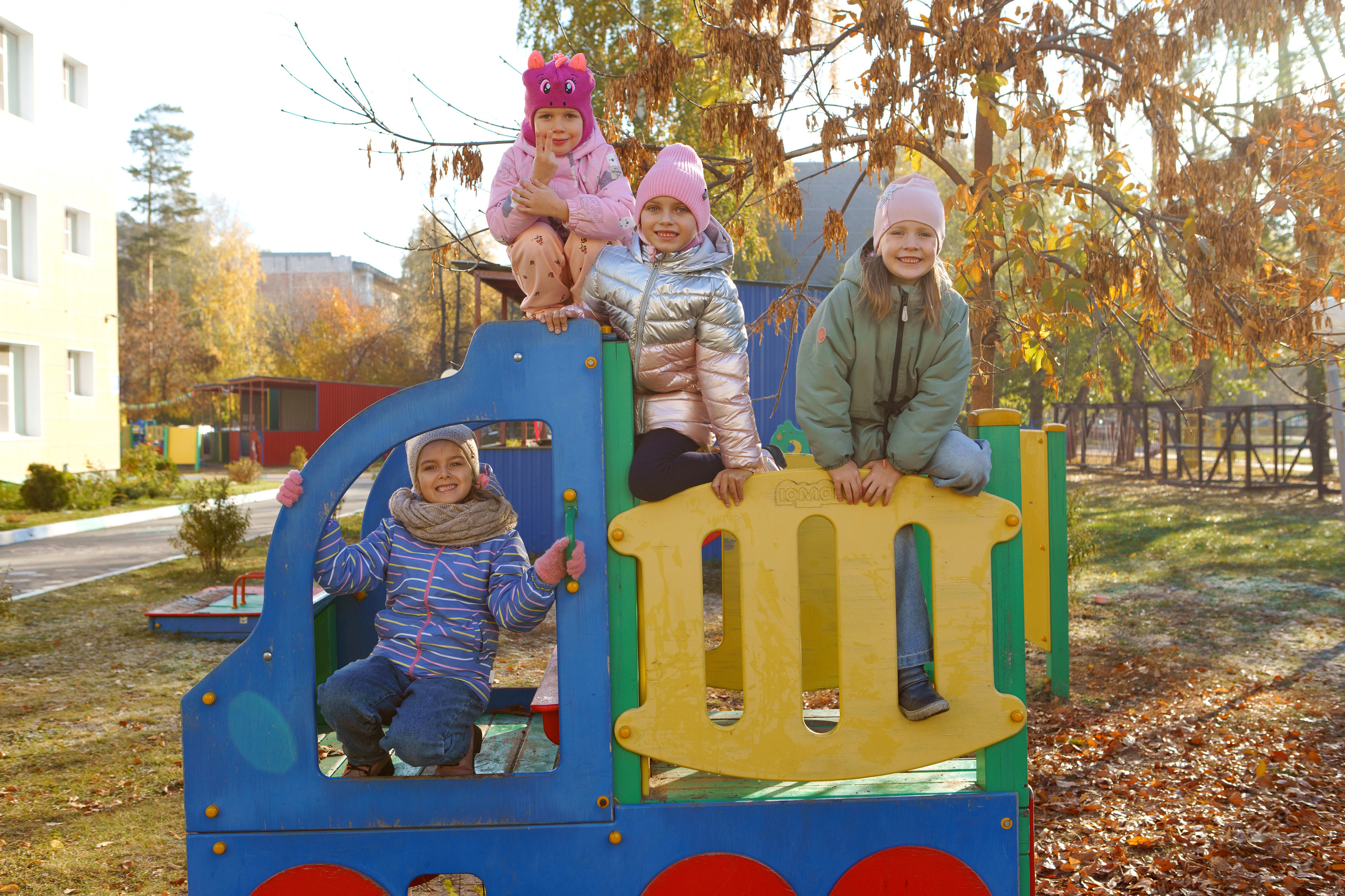 Уличная фотосессия в детском саду. Фотомастерская Воробьевых