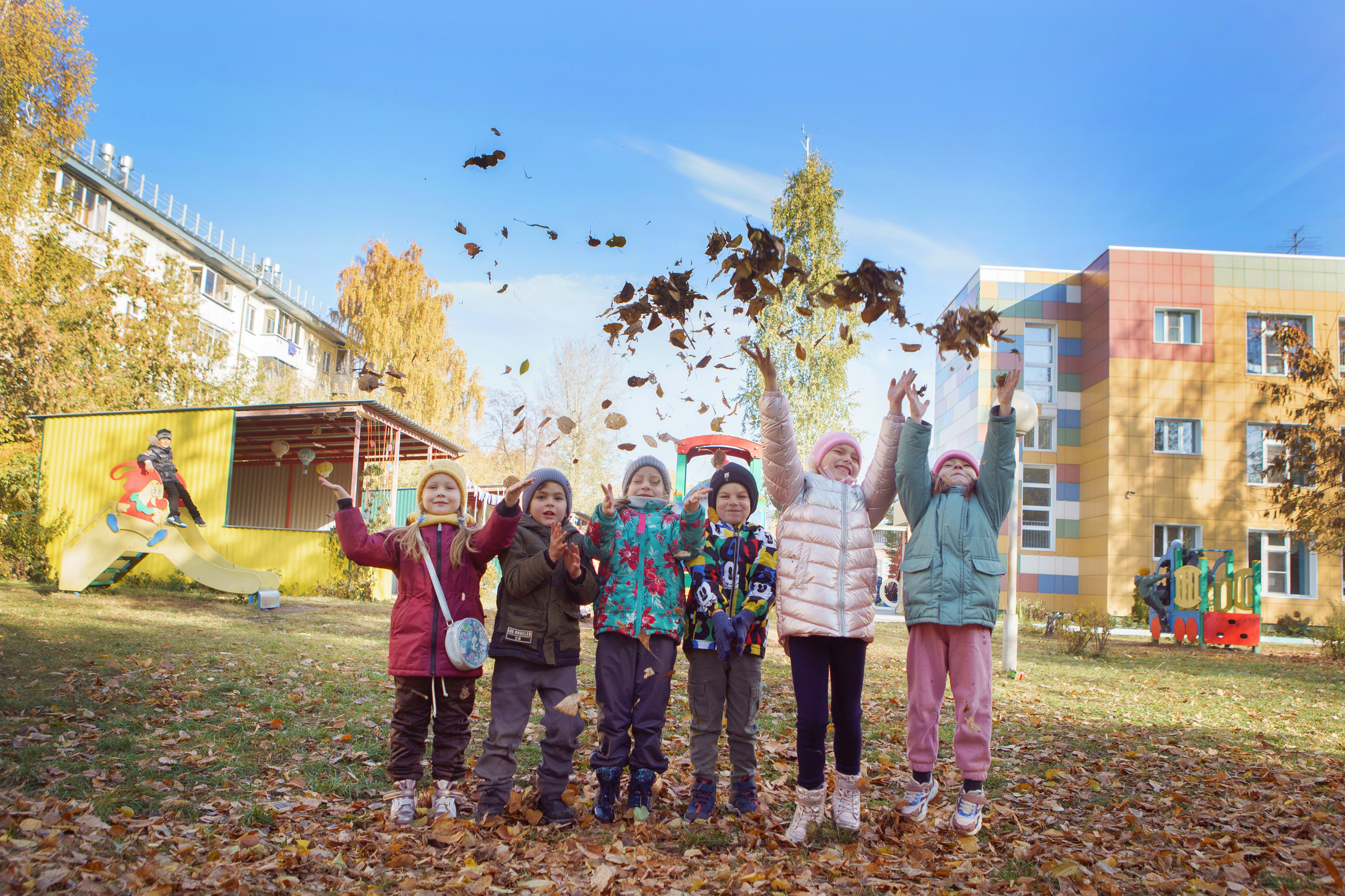 Уличная фотосессия в детском саду. Фотомастерская Воробьевых