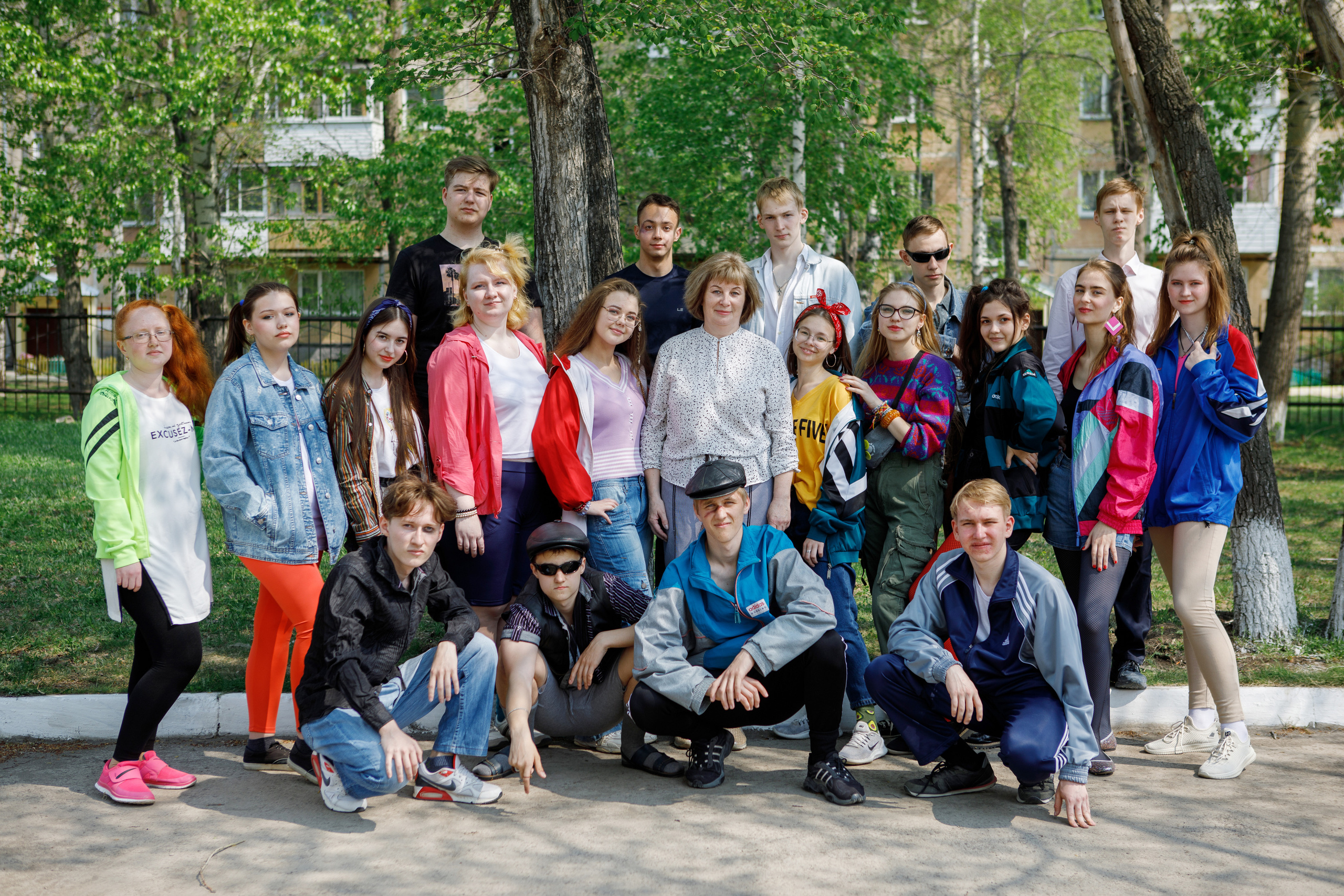 Фотосессия в стиле 90-х для выпускников. Фотомастерская Воробьевых