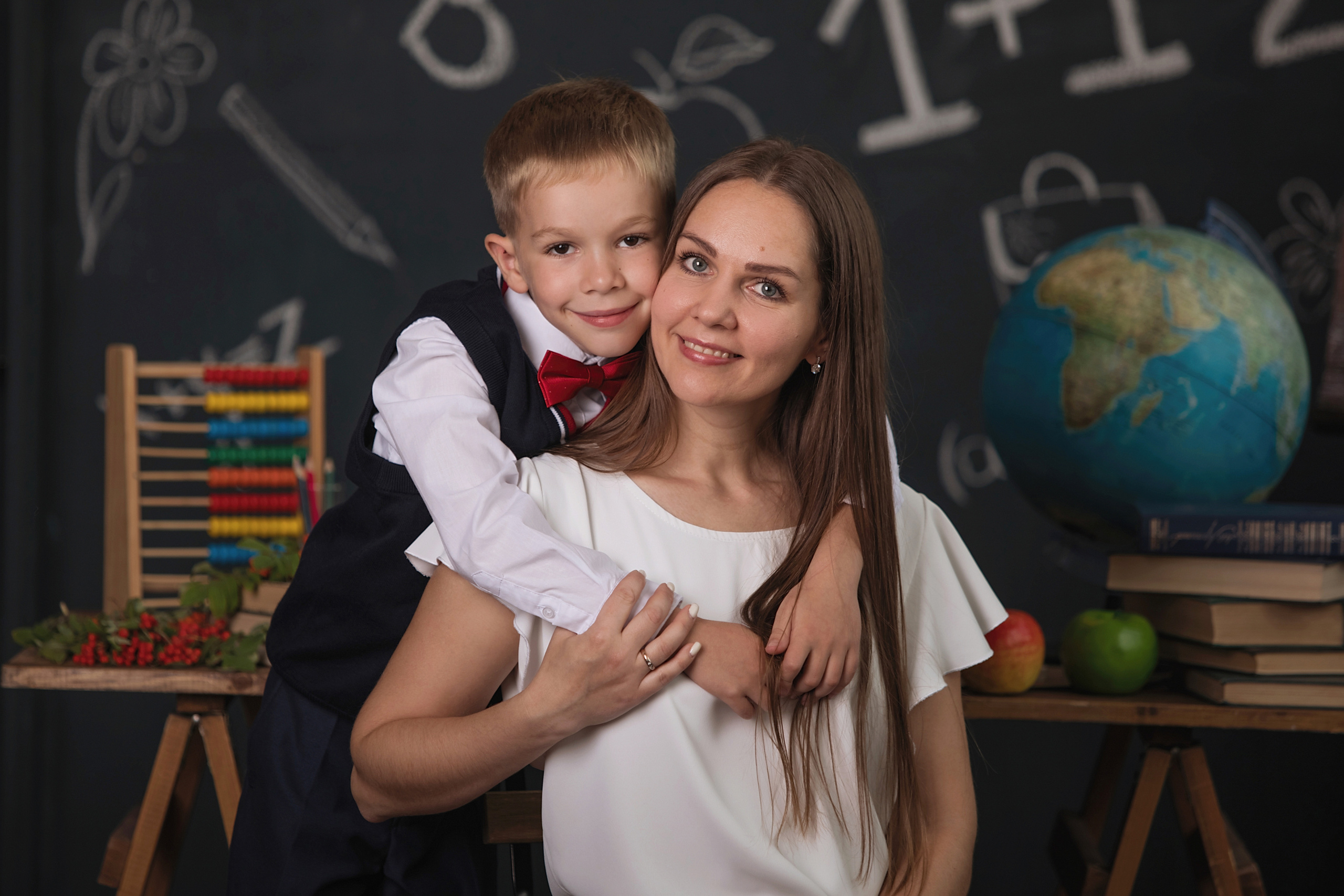 Фотосессия в студии к 1 сентября. Фотомастерская Воробьевых