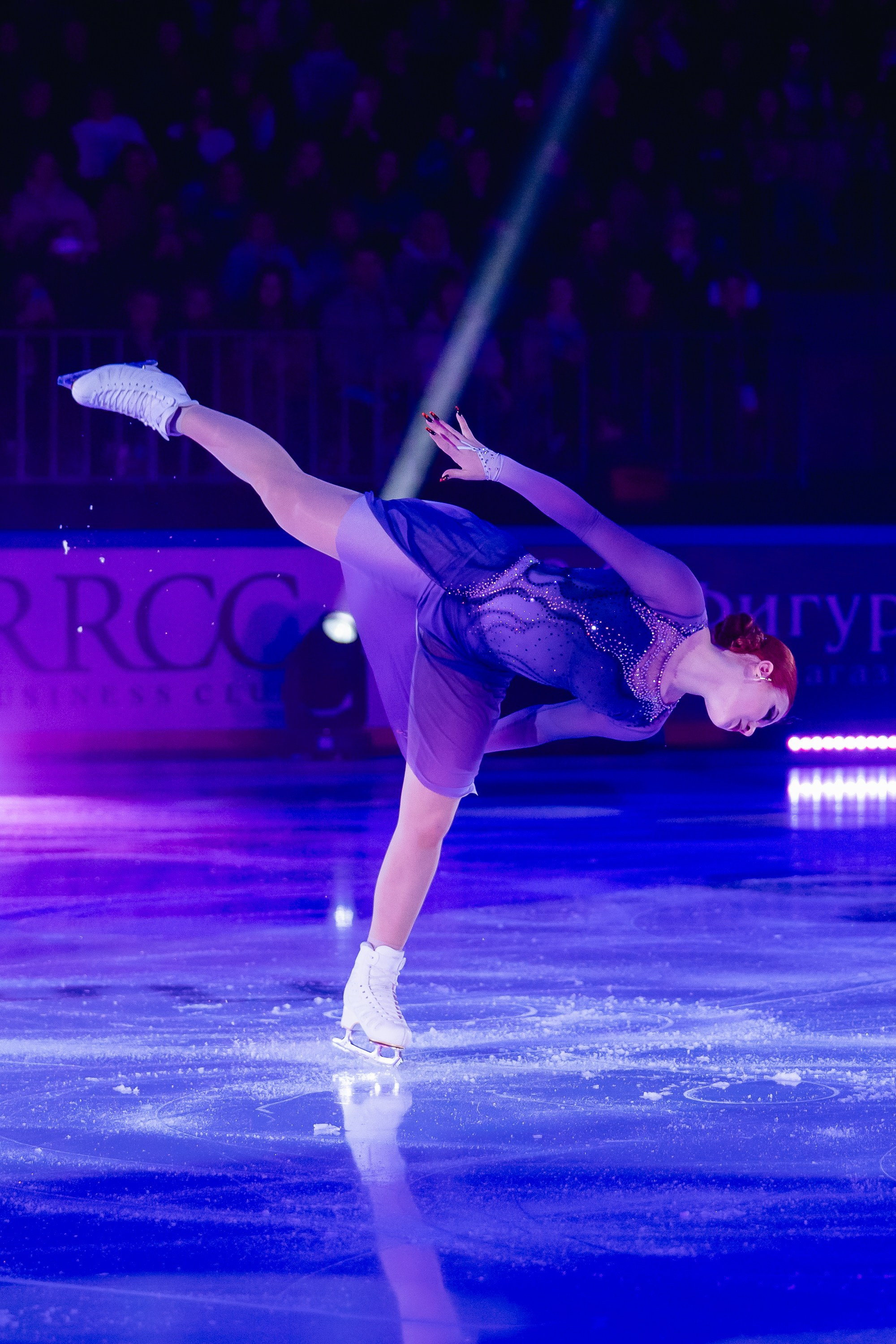 Шоу «Чемпионы на льду» в Новосибирске. Воробьева Ксения — Спортивный и танцевальный фотограф Новосибирск