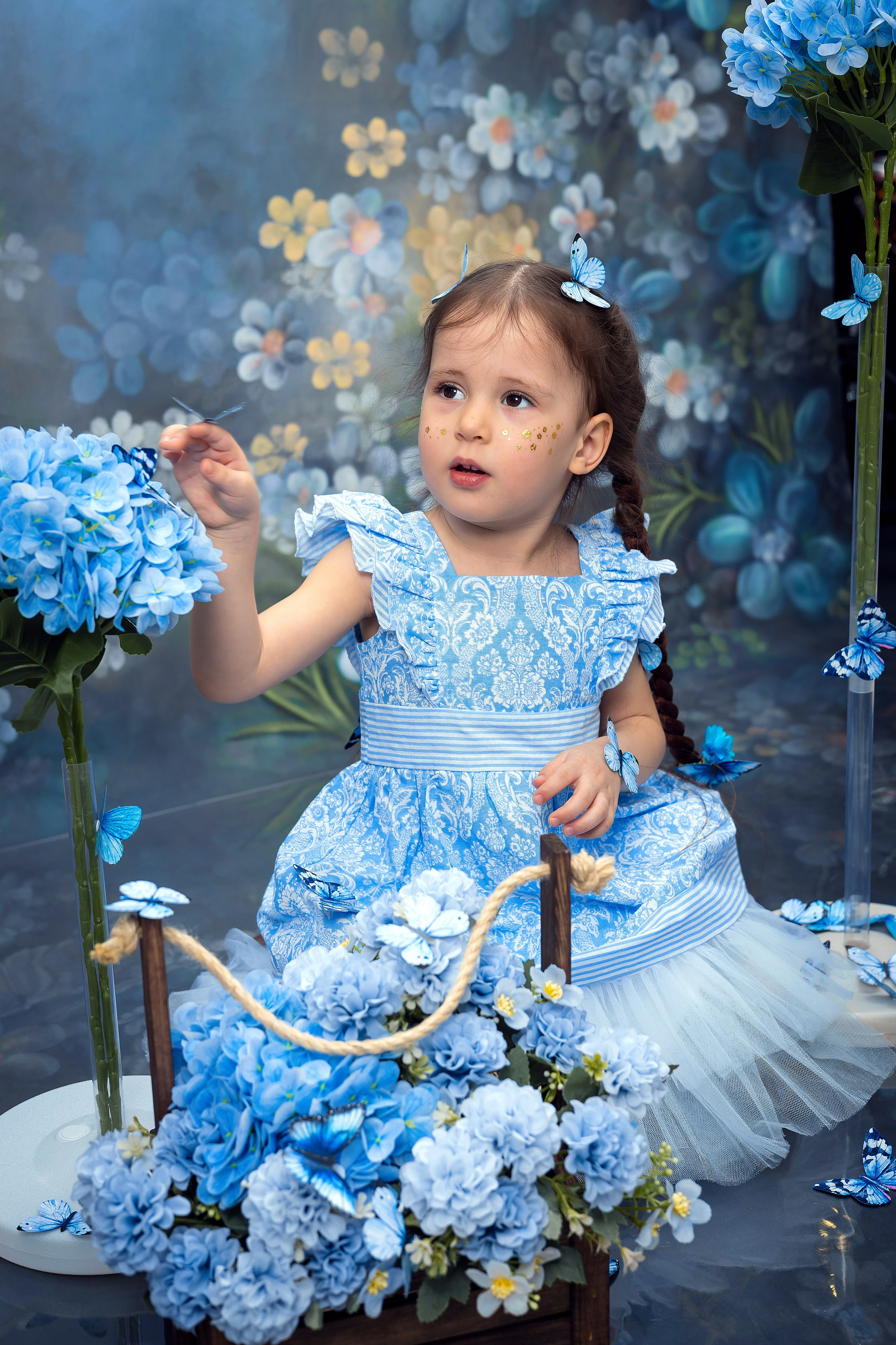 дети и цветы