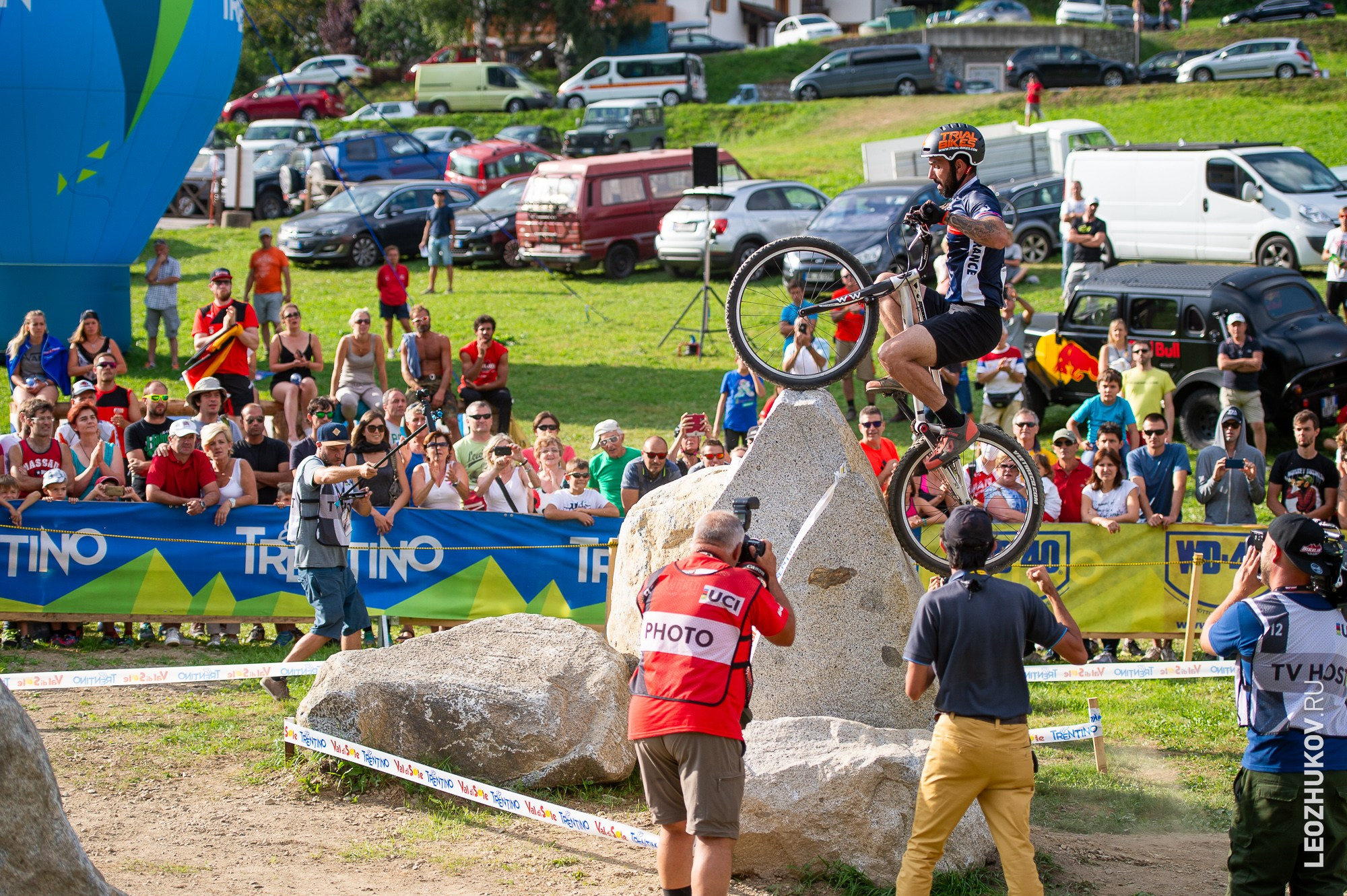UCI Trials World Championships 2016 — finals. Sports photographer Leonid Zhukov