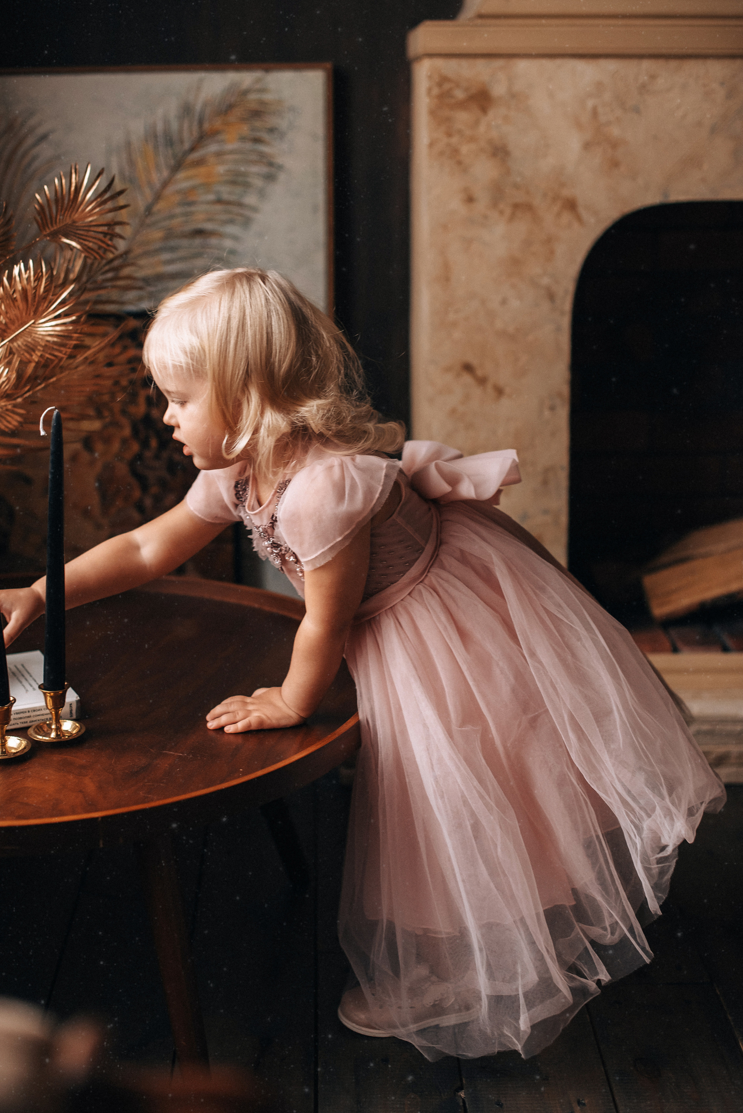 Детское розовое платье. Фотостудия «Балкон» — аренда фотостудии в Пензе