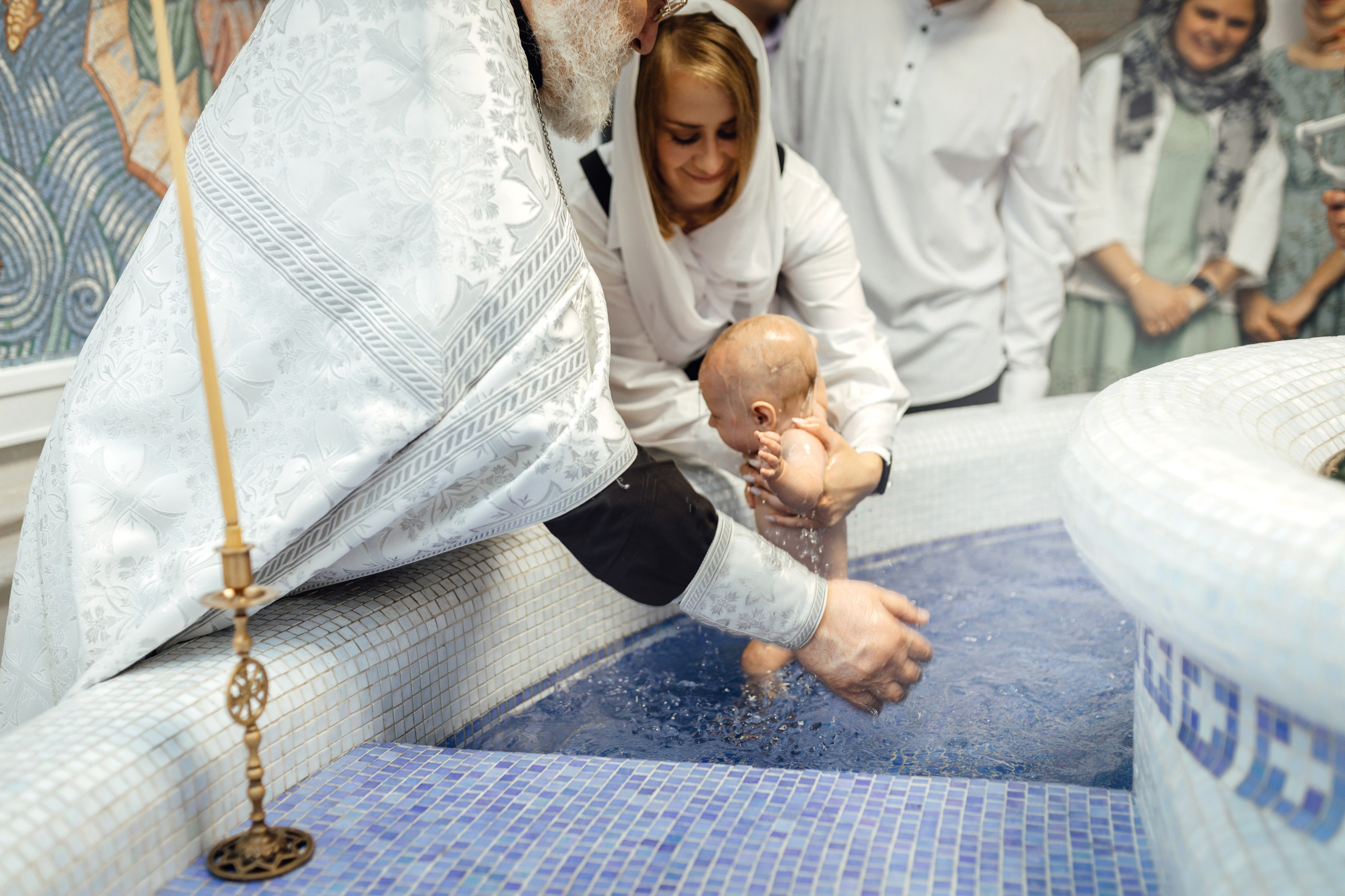 Таинство крещения Ассоль, храм Святой Троицы