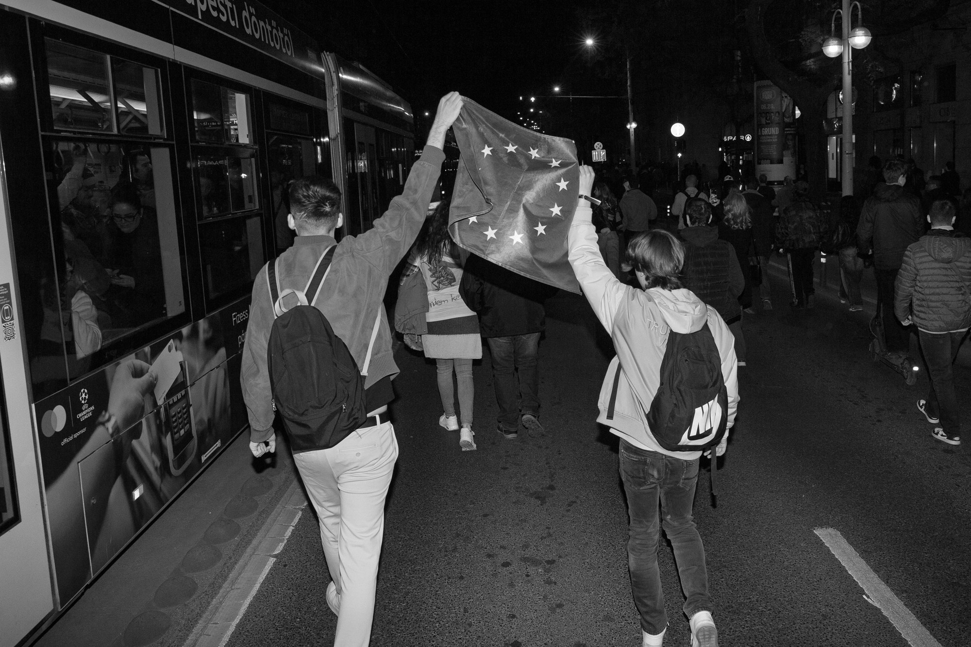 TISZA Victory Night, Hungary 2026. Photographer in Budapest — Yura Knyazev