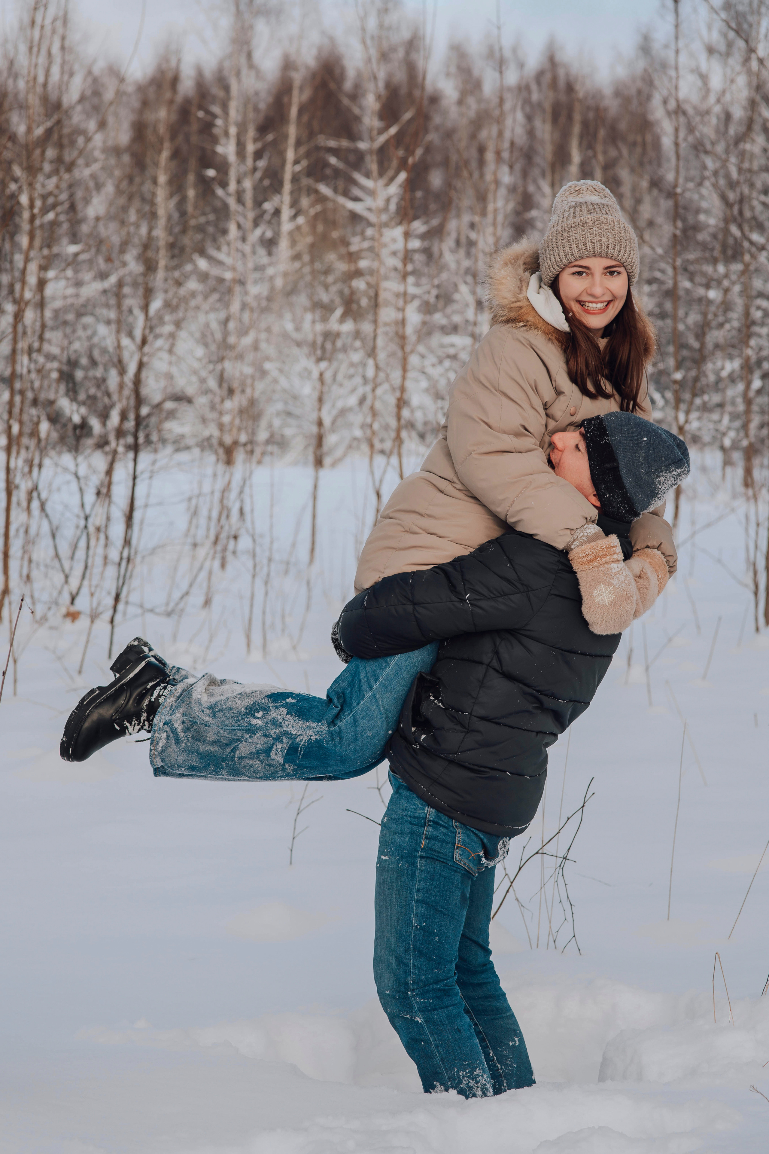Love story Елены и Руслана солнечным морозным днем. Семейный фотограф в Москве Наталья Чуб, заказать Фотокнигу