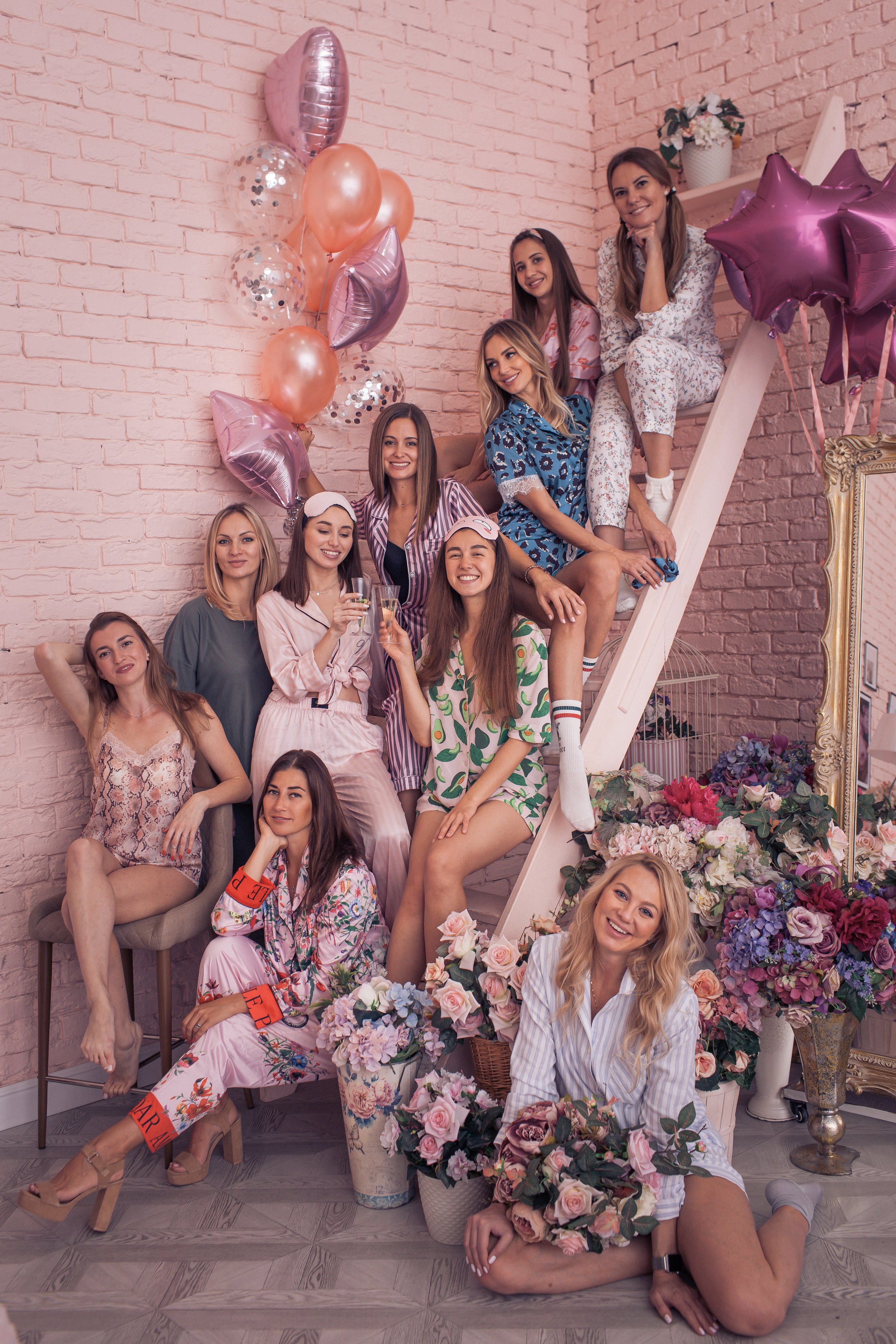 Пижамная вечеринка. Съёмка девичника. Семейный фотограф в Москве Наталья Чуб, заказать Фотокнигу