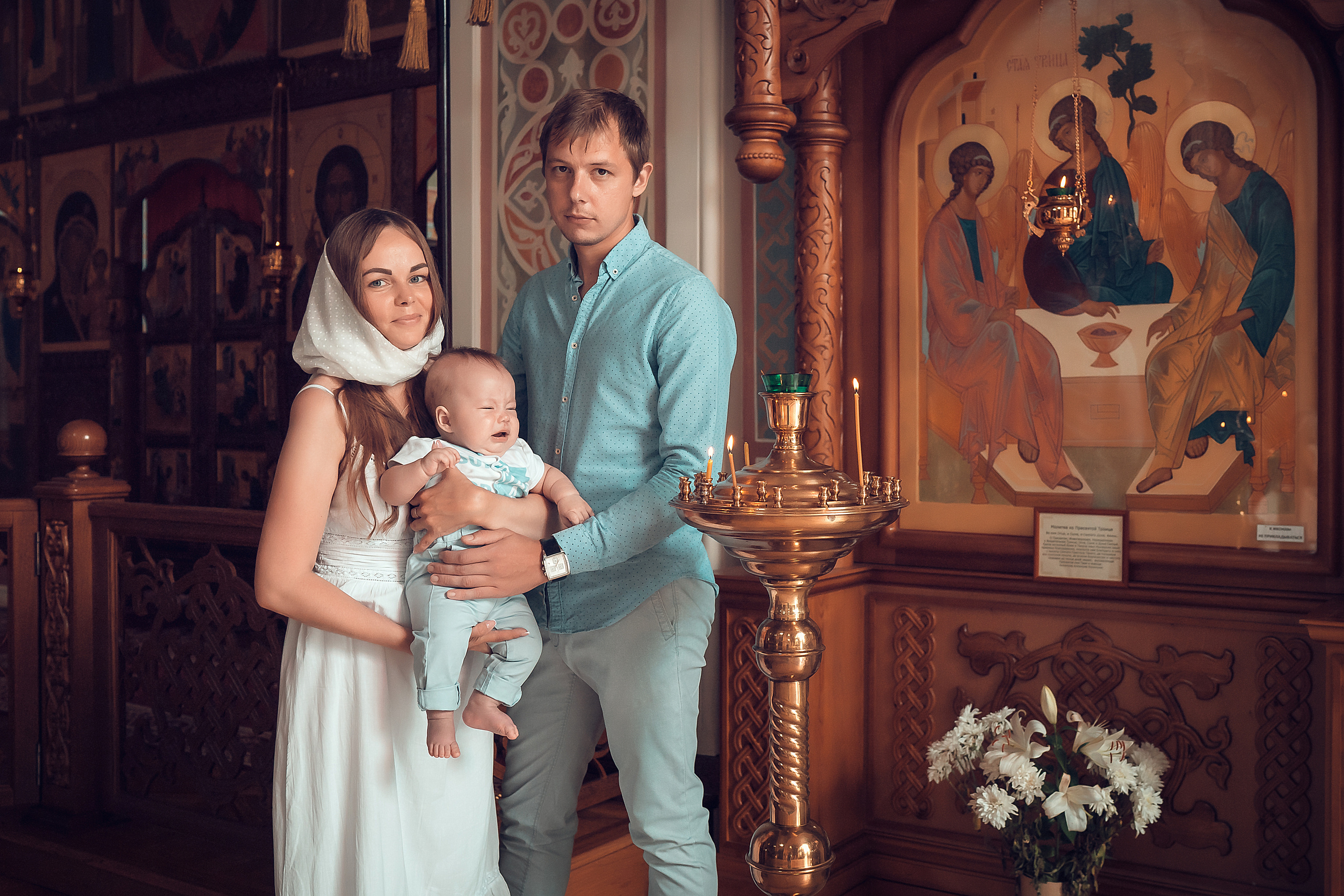 Крещение Анастасии и Арсения. Фотограф на Крещение и Венчание в Красноярске Рамазанова Юлия