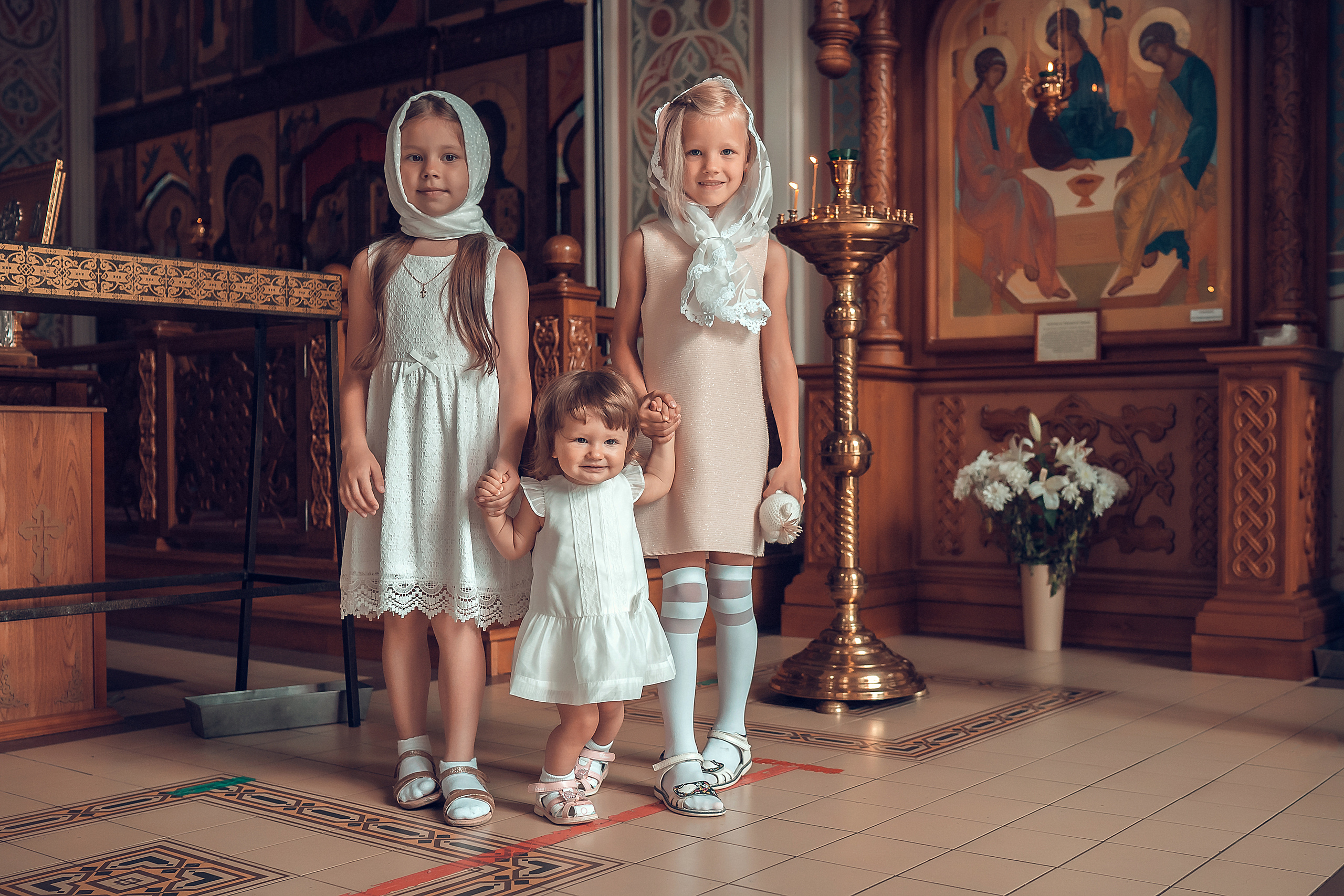 Крещение Анастасии и Арсения. Фотограф на Крещение и Венчание в Красноярске Рамазанова Юлия