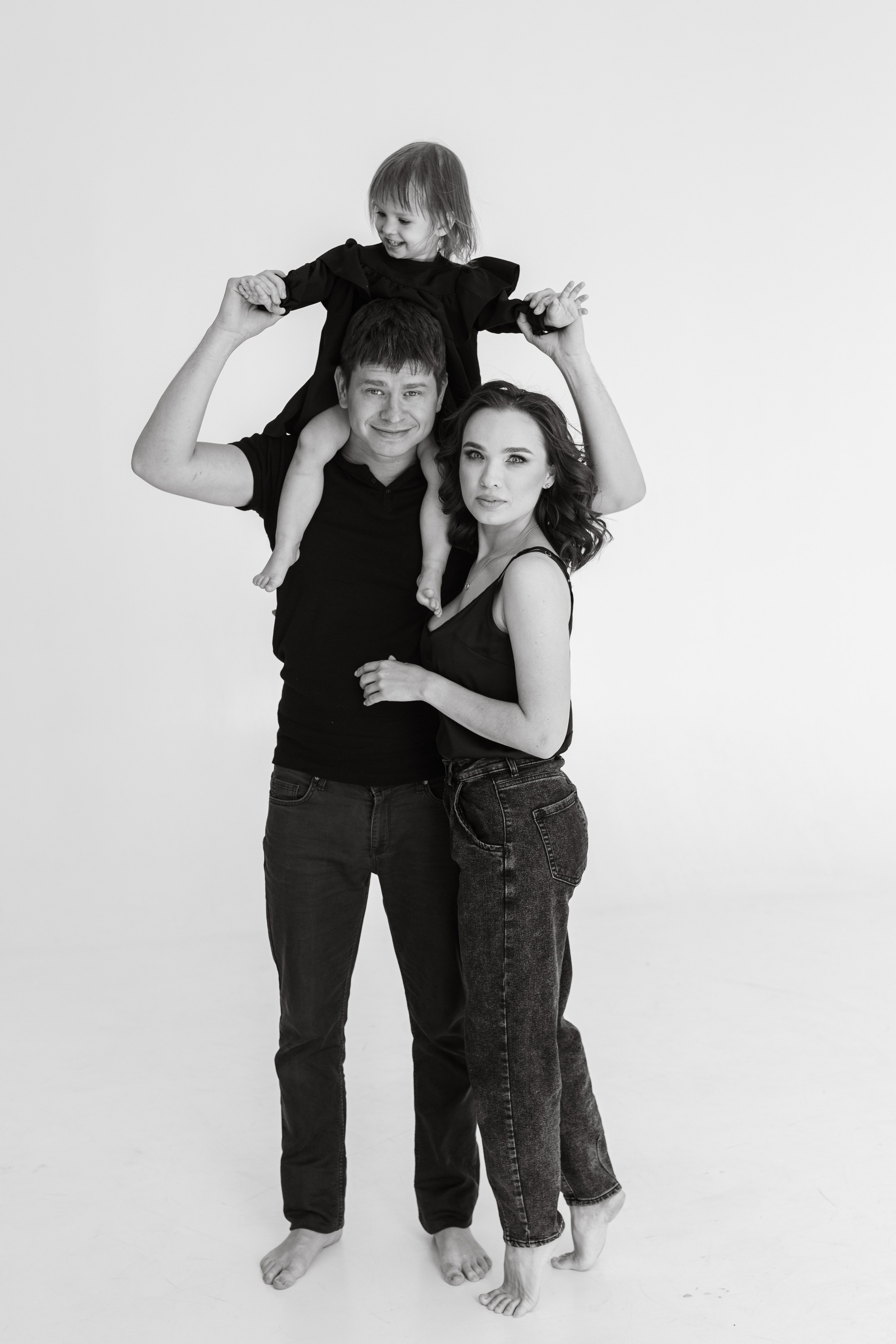 Family in Black. Индивидуальные и семейные съёмки в Уфа Маргарита Истомина