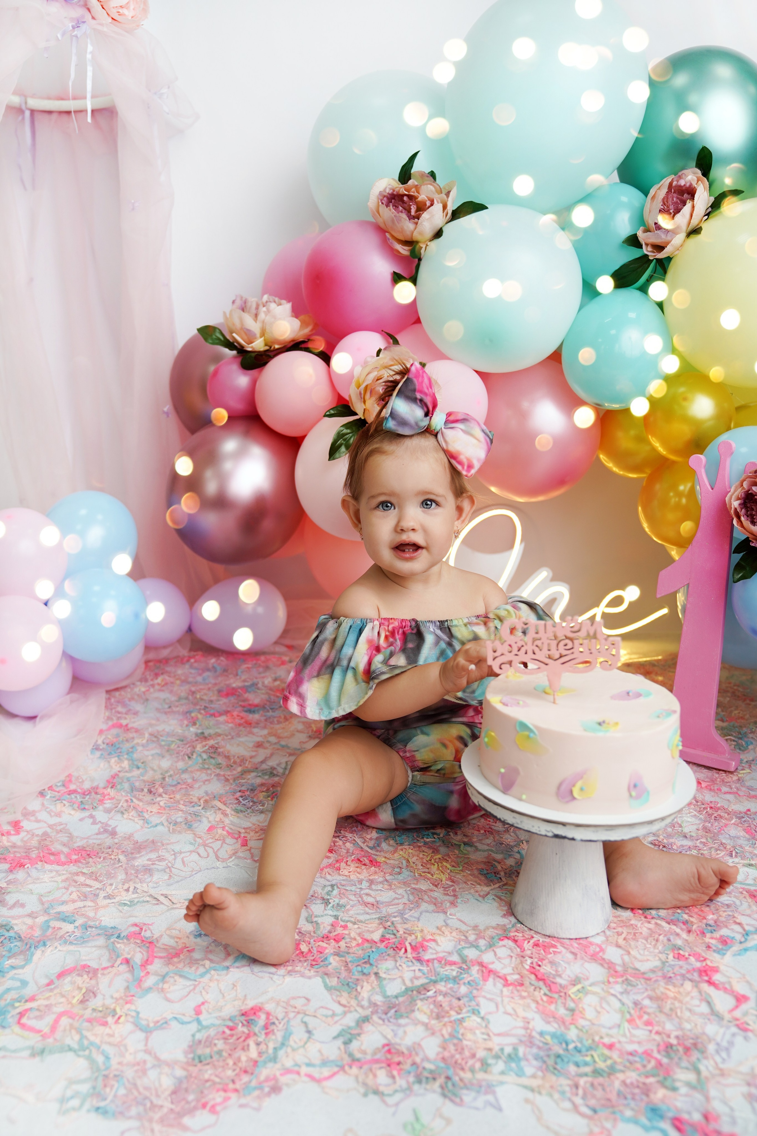 Фотосессия ГОДОВАСИЕ. Фотограф новорожденных, детей до года и беременных в Симферополе