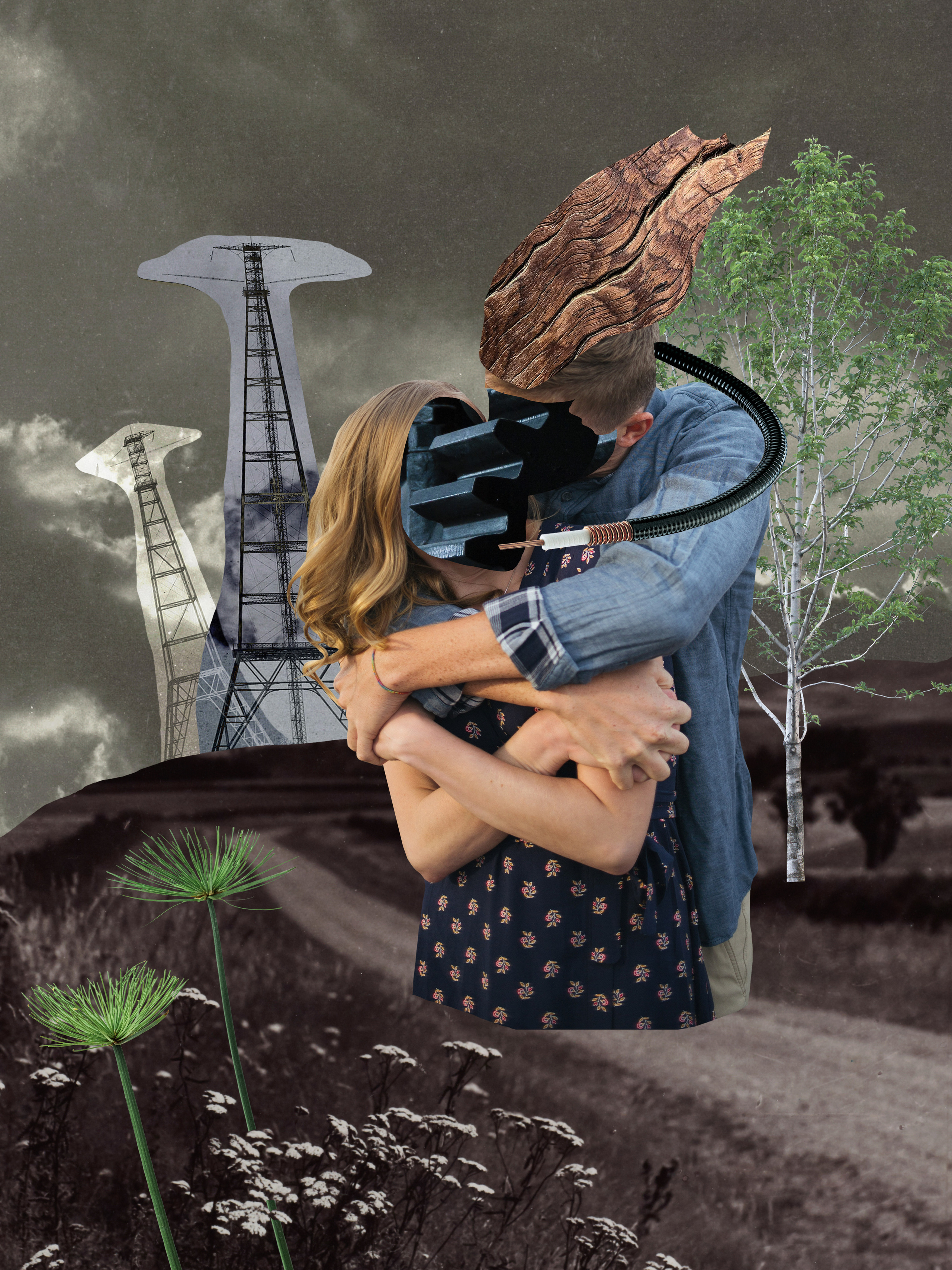 Techno-dystopia, series of artworks by Alya Segova. Alya Segova