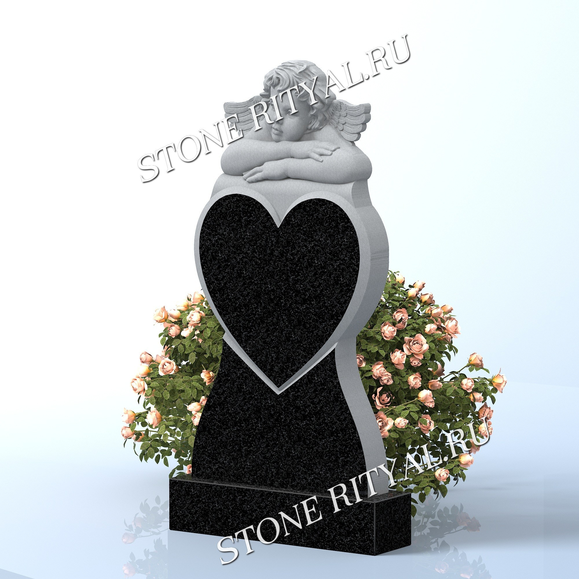 Вертикальные памятники фигурные. Изготовление и установка памятников в Москве и МО