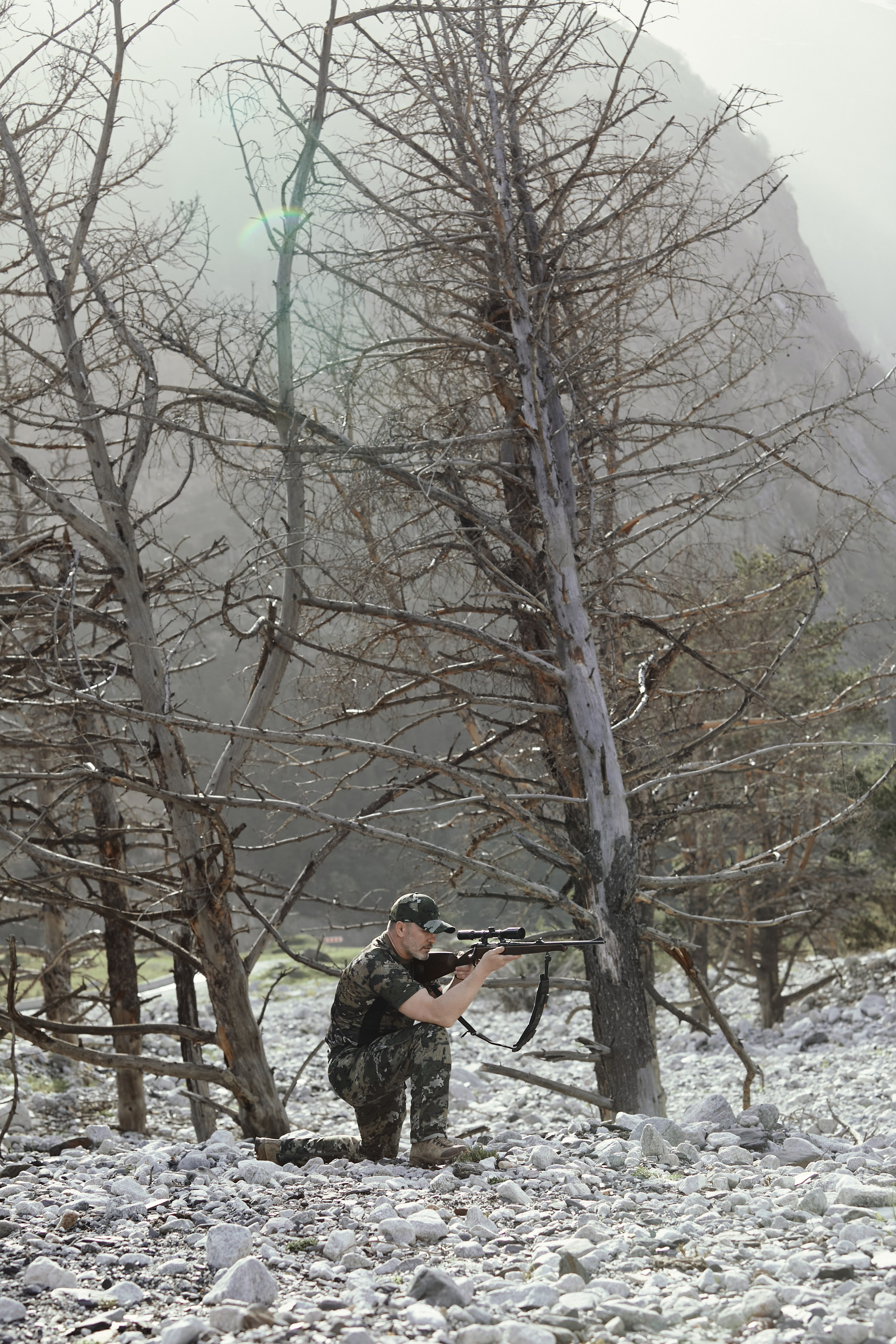 Съемка для бренда охотничьей одежды под ключ. Фотограф Продюсер в горах КБР / Москва Нальчик Горы
