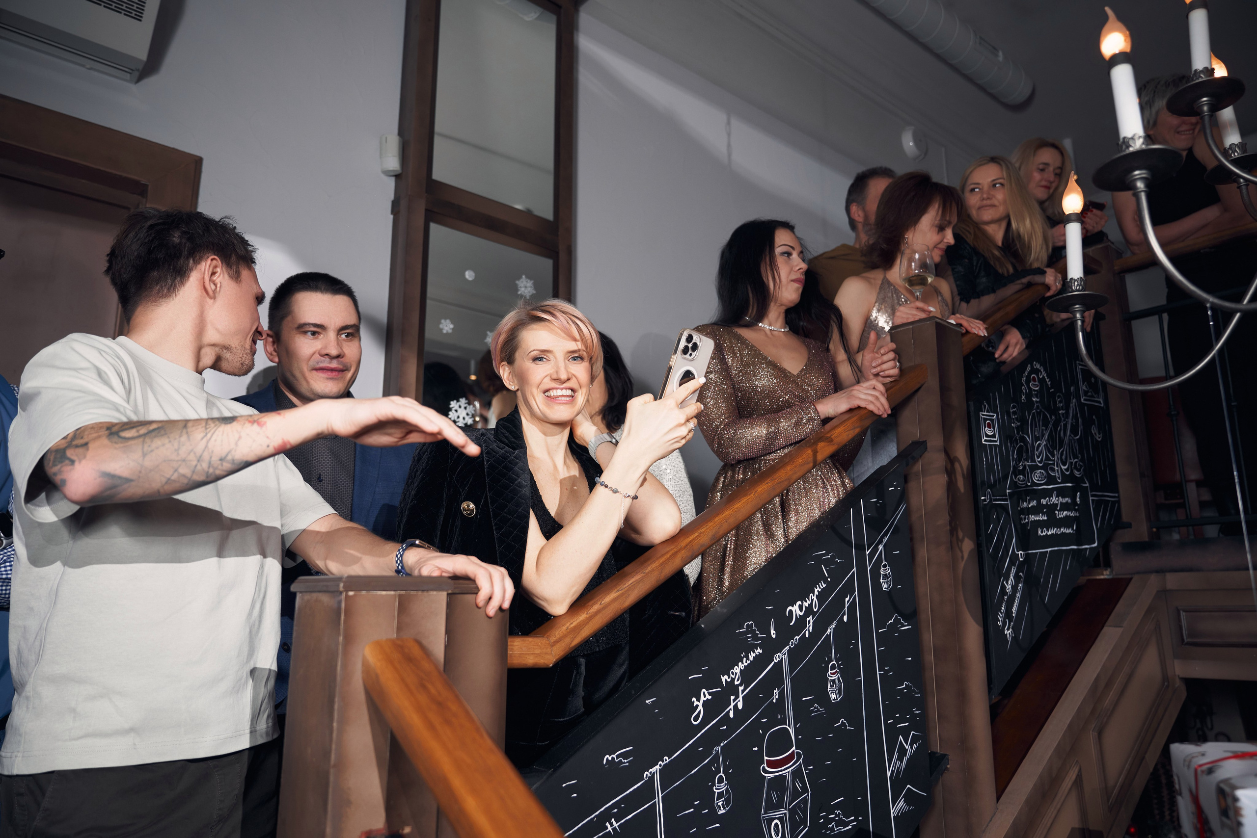 Новогодний корпоратив сети фитнесс клубов «Анатомия» — фотограф Опарин