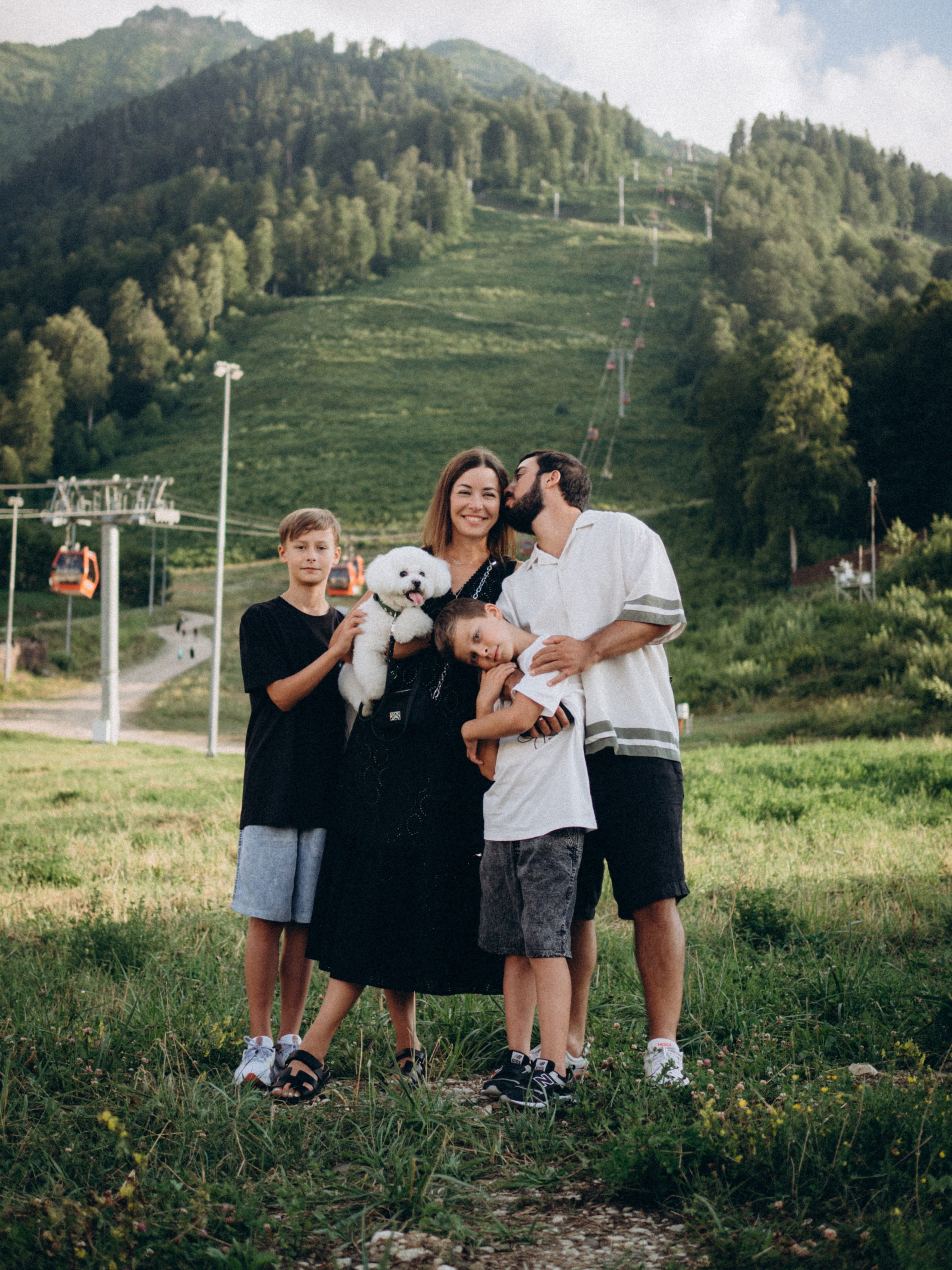 Семейная прогулочная фотосессия