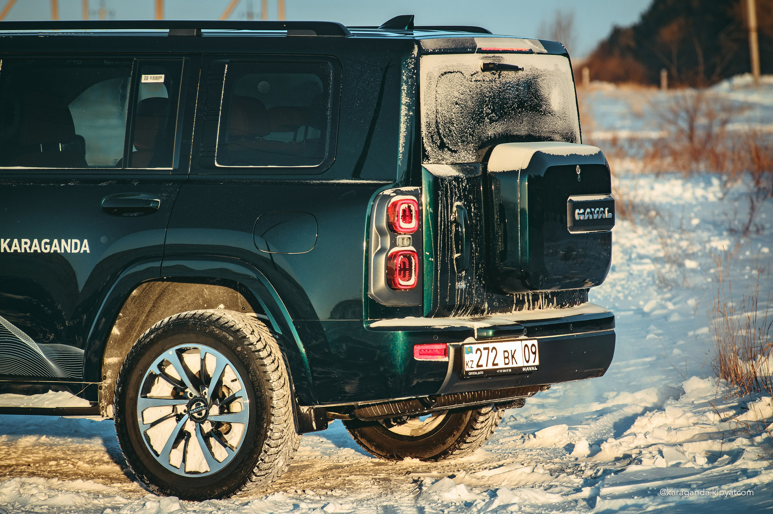 Зимний заезд на HAVAL H9. Кипятком Караганда