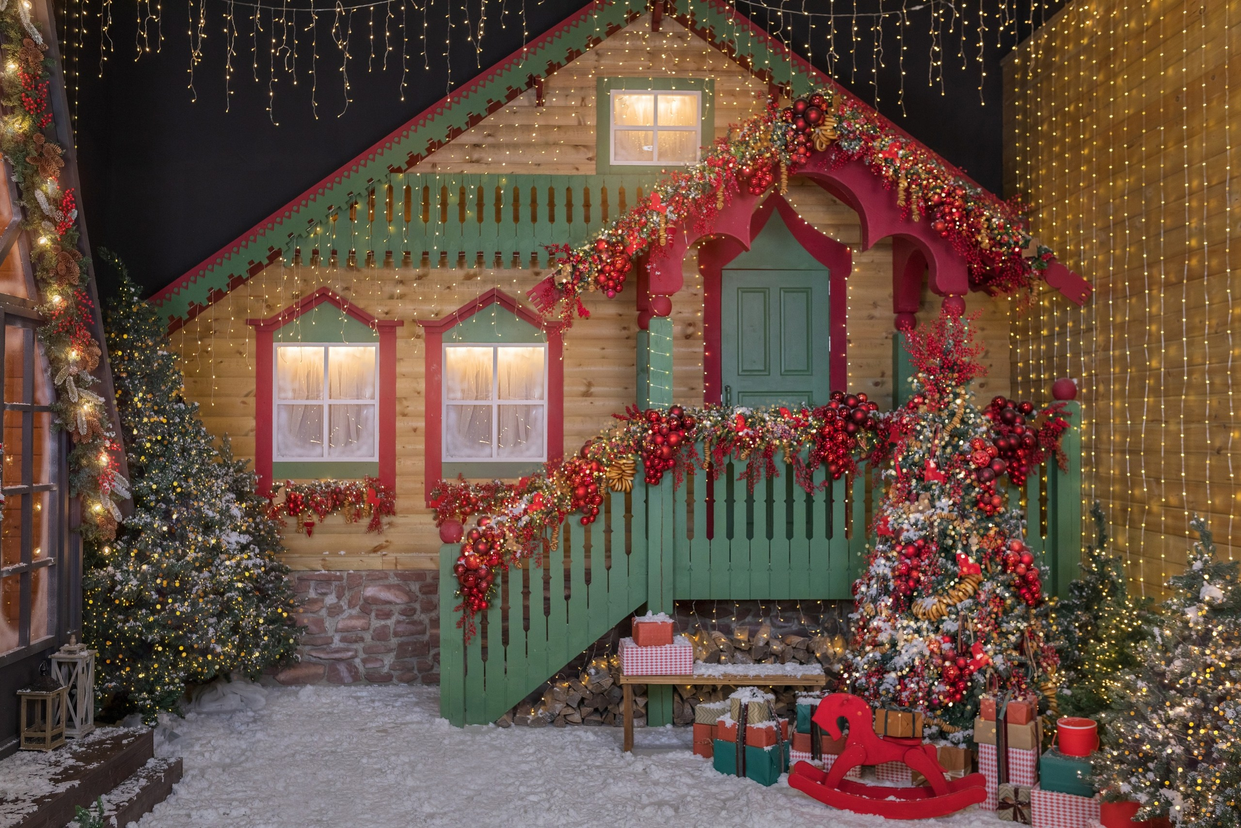 Новогодние студии Нск. Виктория Файфер| фотограф Новосибирск