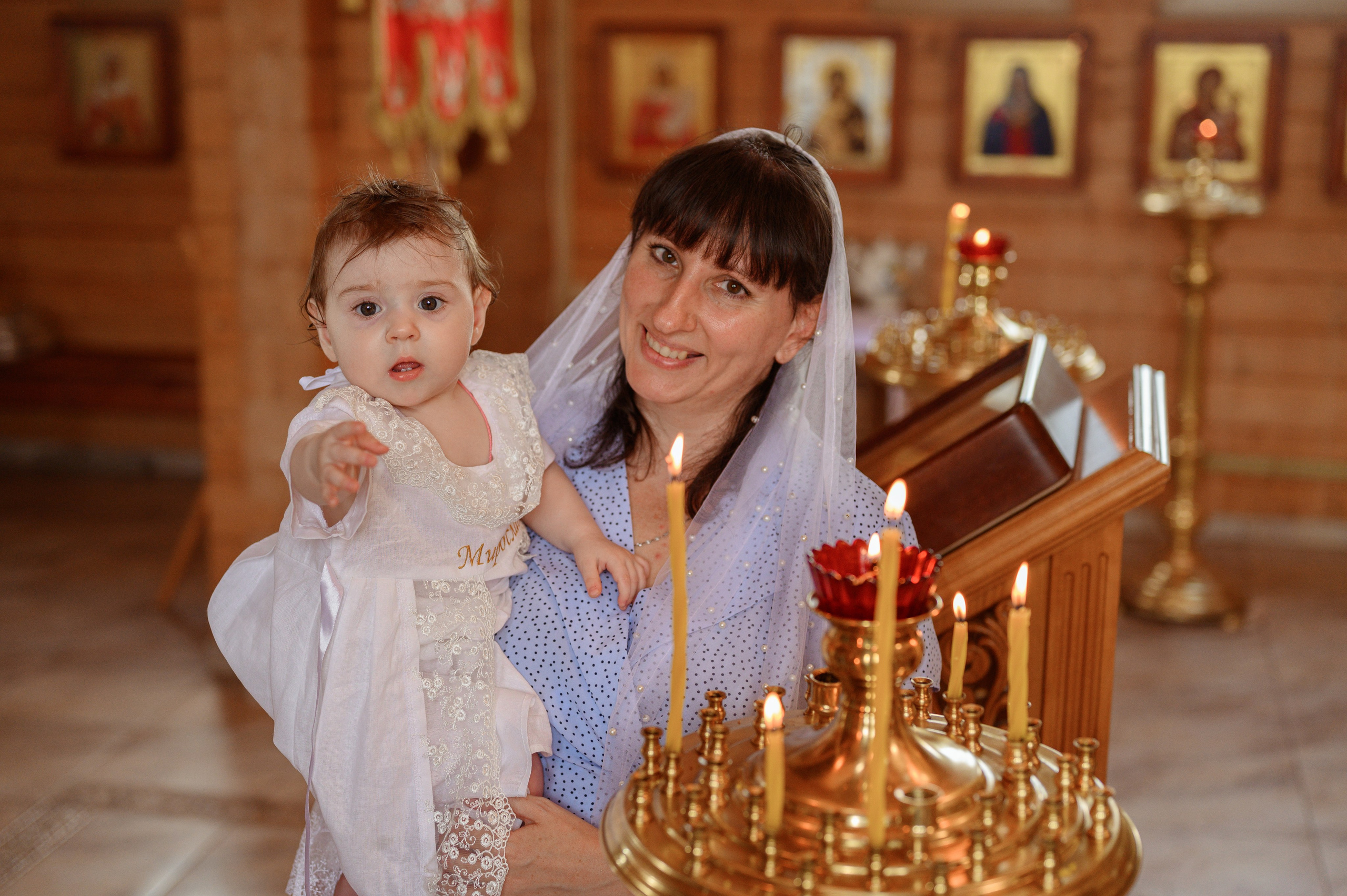 Крещение Мирочки и Дамирчика. Детский и семейный фотограф Ирина Гладких